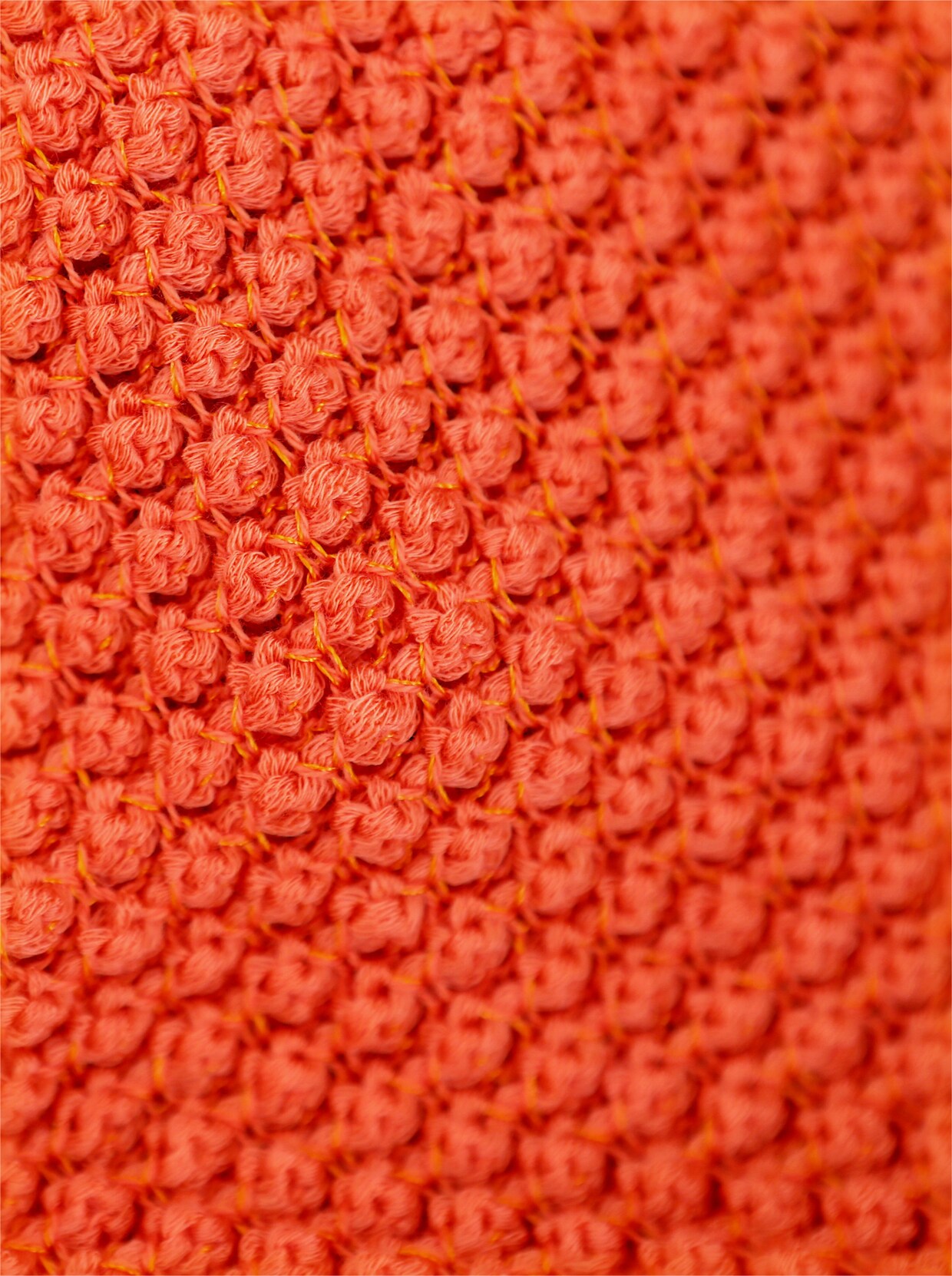 heine Tricotvest - oranje