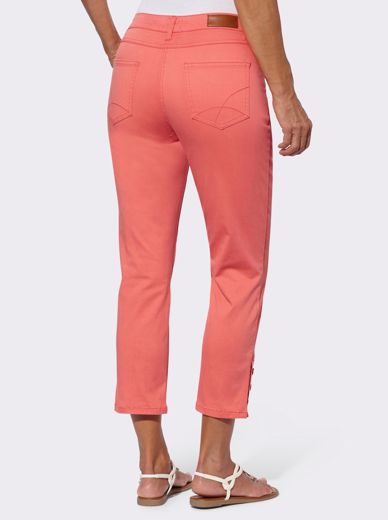 7/8-broek - koraal