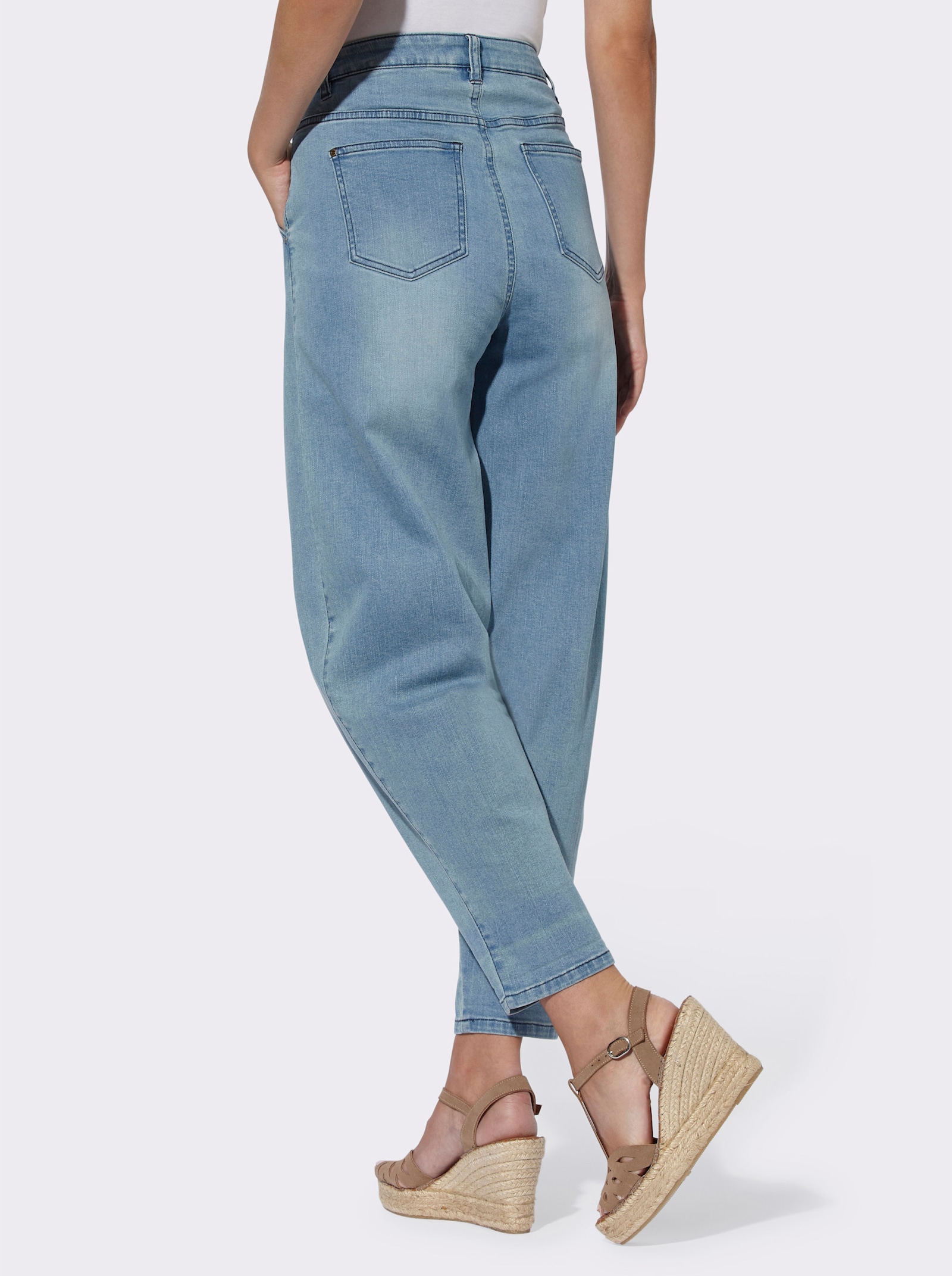 heine Jeans met wijde pijpen - blue-bleached
