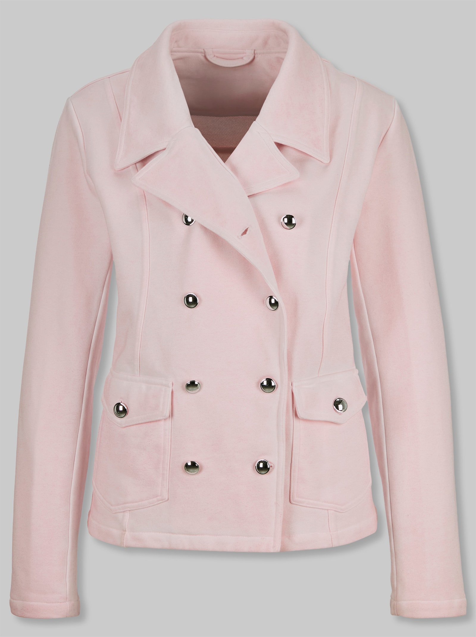 heine Sweatblazer mit Oil-dyed-Waschung - hellrosé