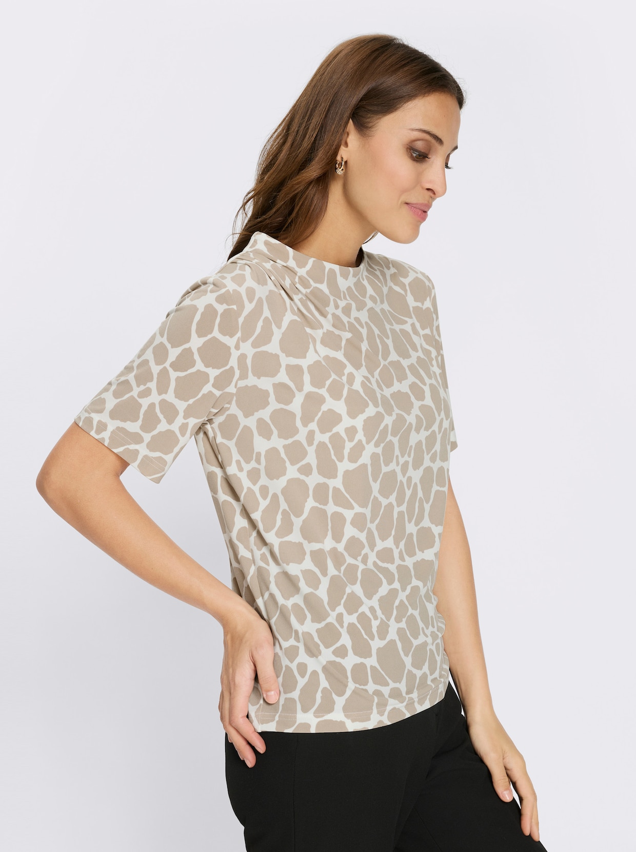 Shirt - sesam-ecru-bedruckt