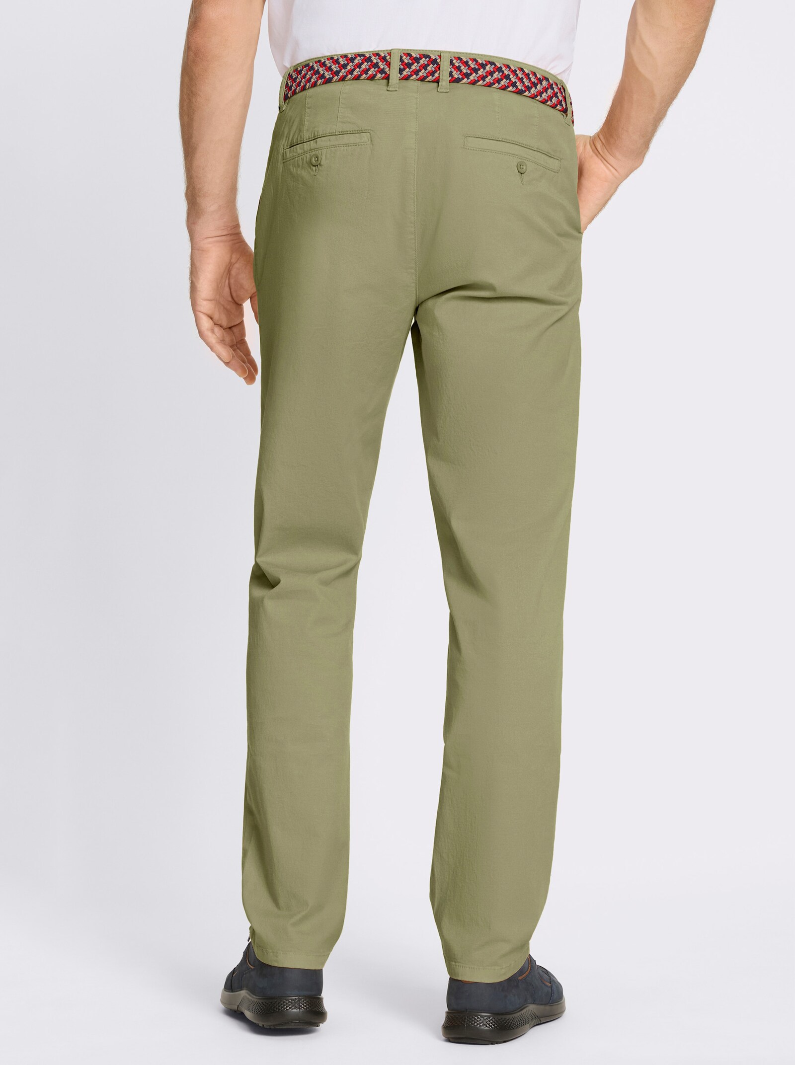 Marco Donati Hose in leichter Twill-Qualität - schilf