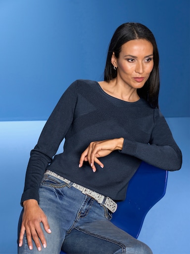 heine Pull - bleu foncé