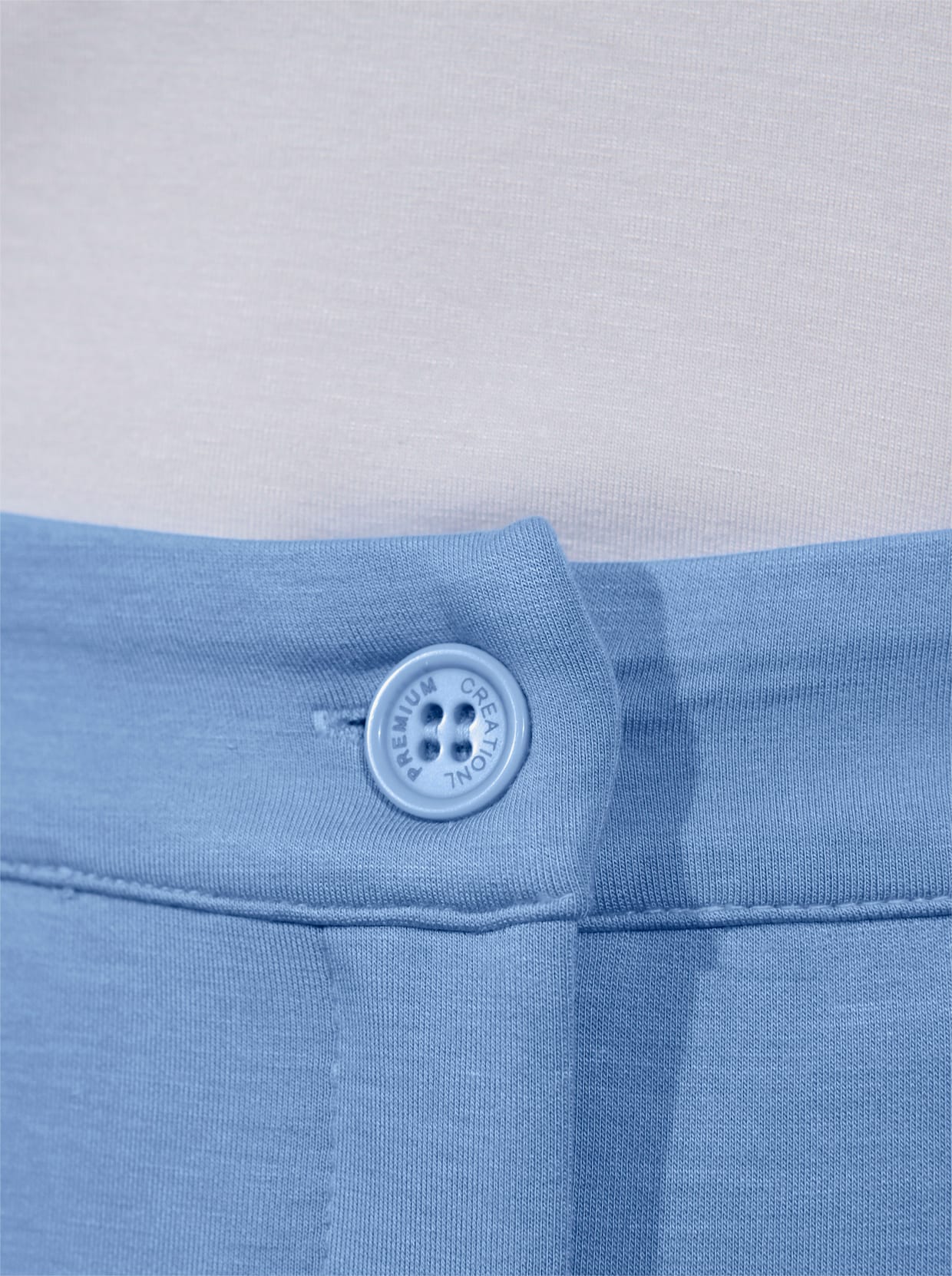 CREATION L PREMIUM pantalon extensible - bleu ciel