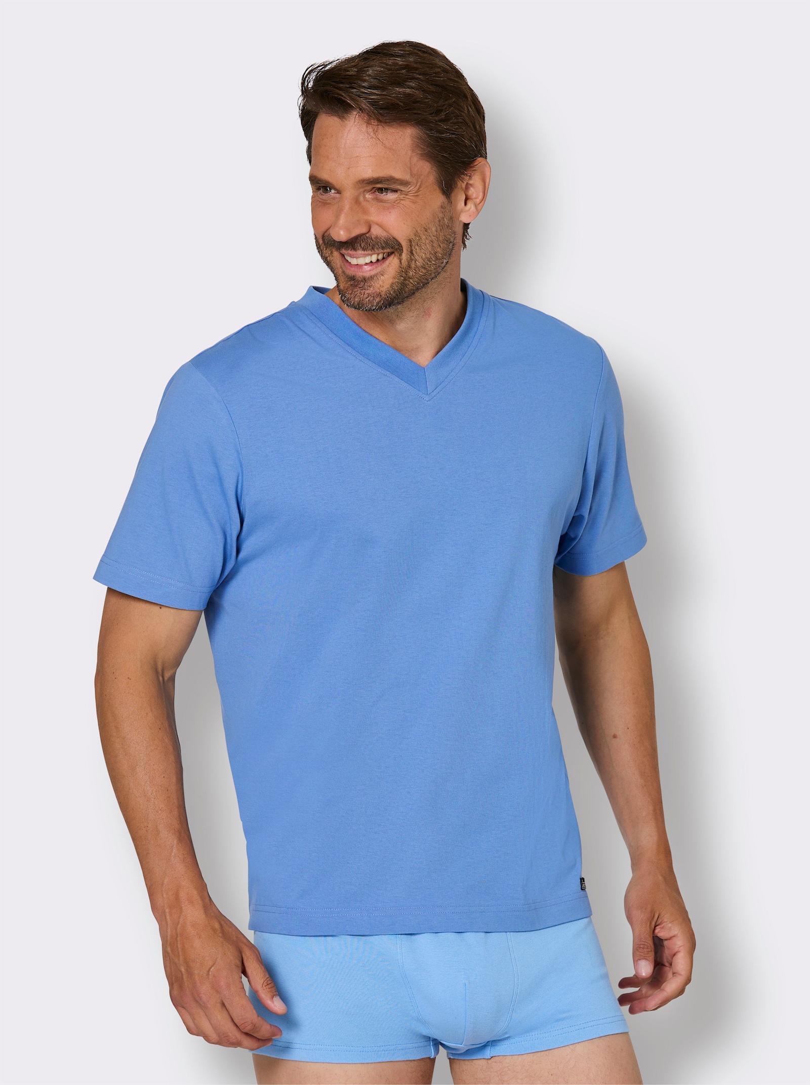 KINGsCLUB Shirt - marine + mittelblau + bordeaux