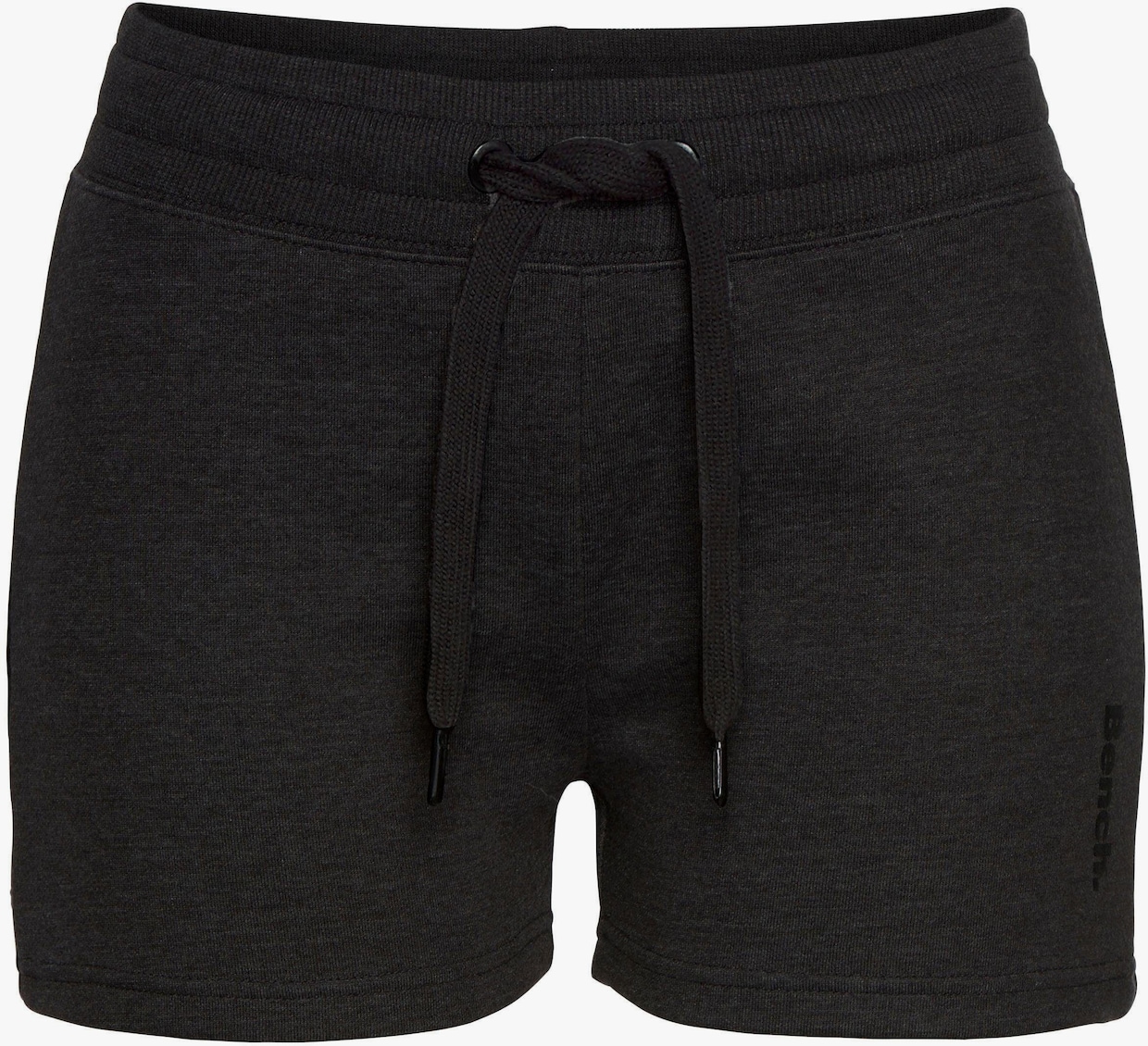 Short décontracté - anthracite chiné-noir