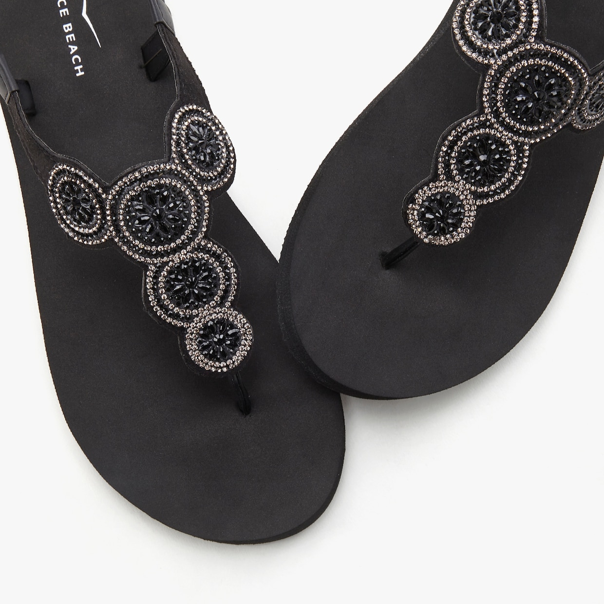 Venice Beach Badslippers - zwart