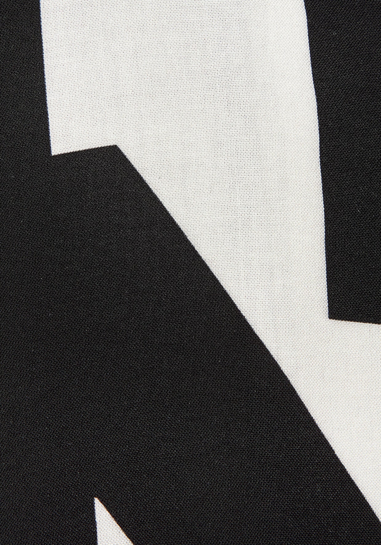 Chemise de nuit - noir-blanc à motifs