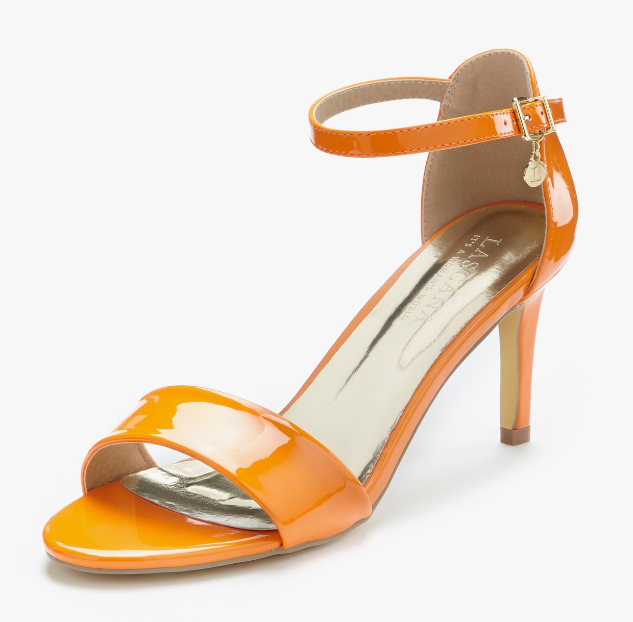 LASCANA sandales à talons hauts - orange
