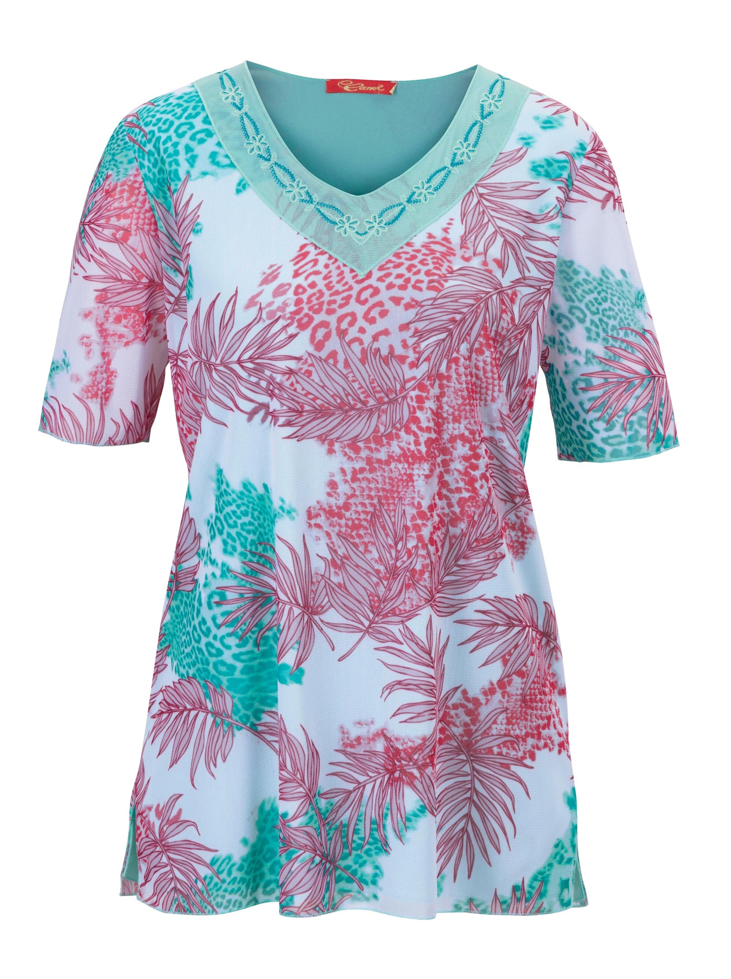 Shirttunika - pink-gemustert