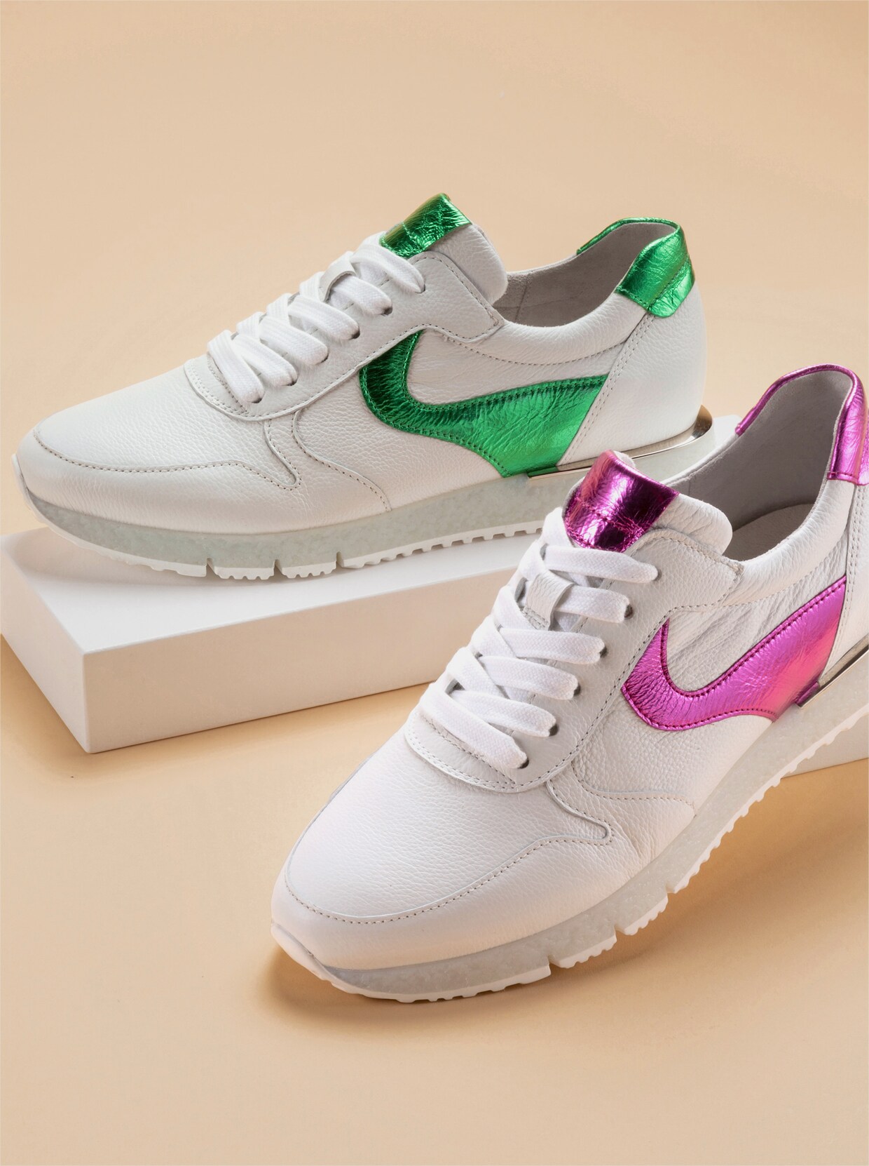 Gabor Sneaker - wit/groen