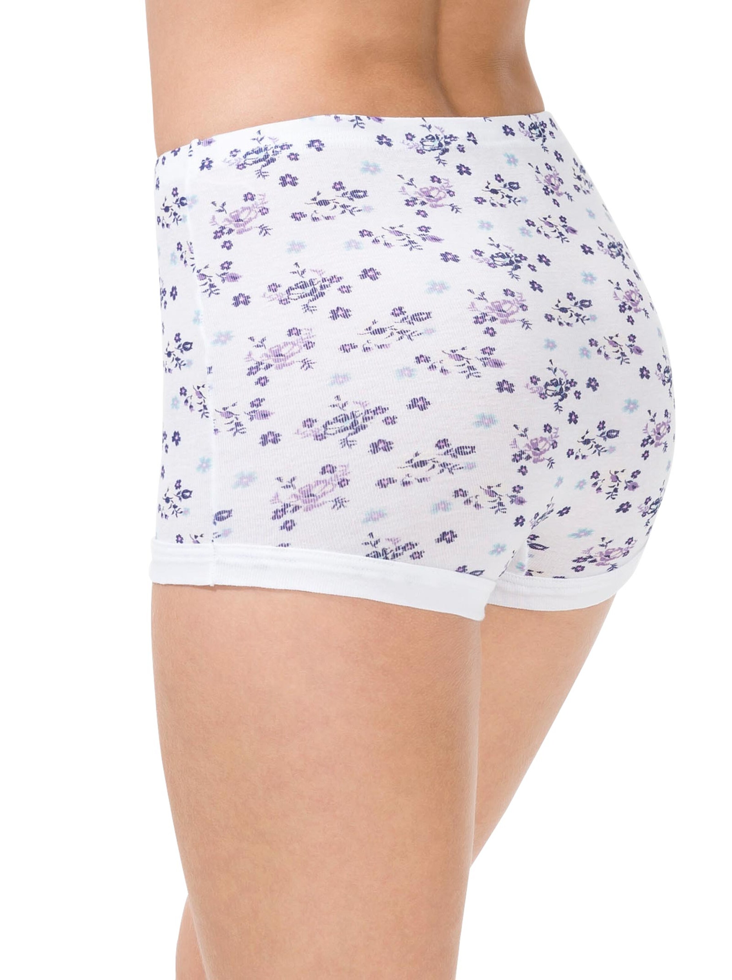 wäschepur Pagenschlüpfer - weiß-bedruckt