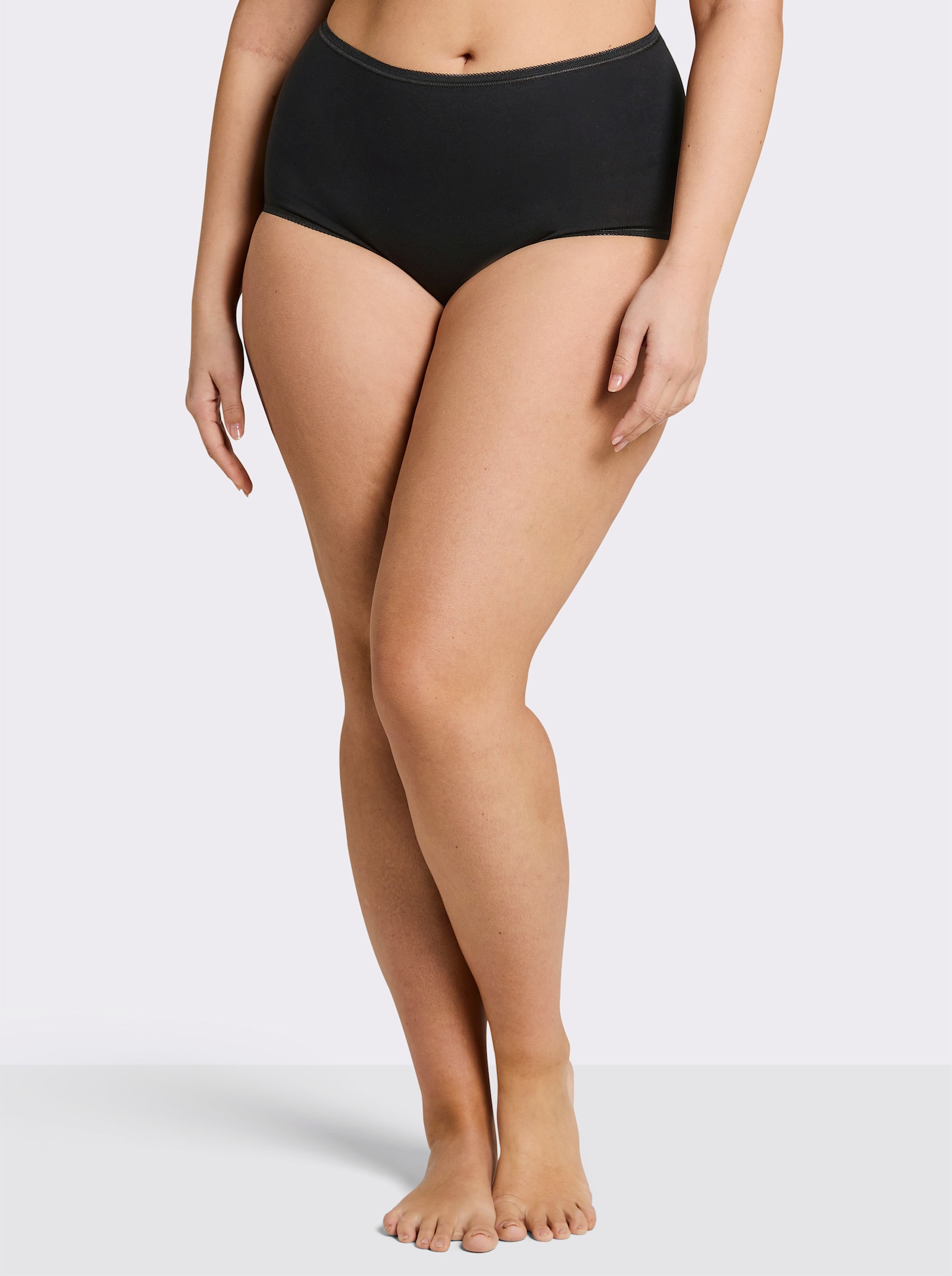 Nina von C. Taillenslip in Single-Jersey-Qualität - schwarz