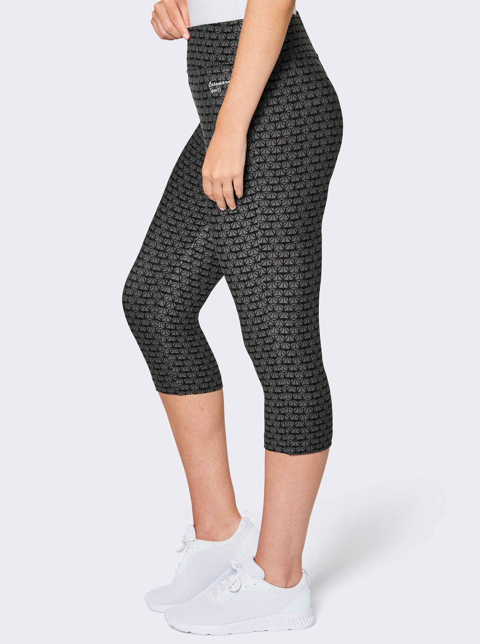 Catamaran Sports Freizeithose mit Grafik-Muster - graphit-gemustert