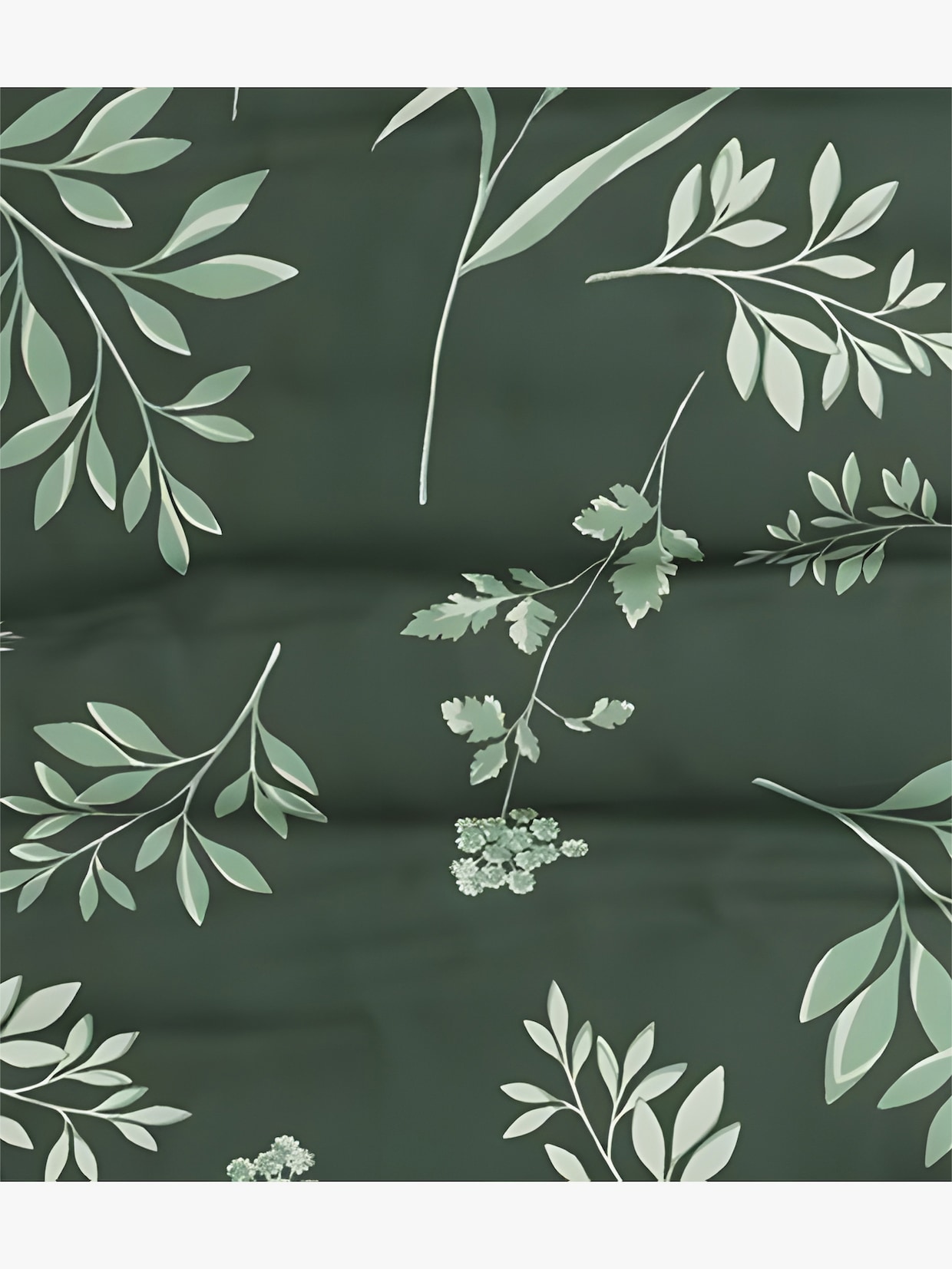 Grund Wendebettwäsche - grün-bedruckt