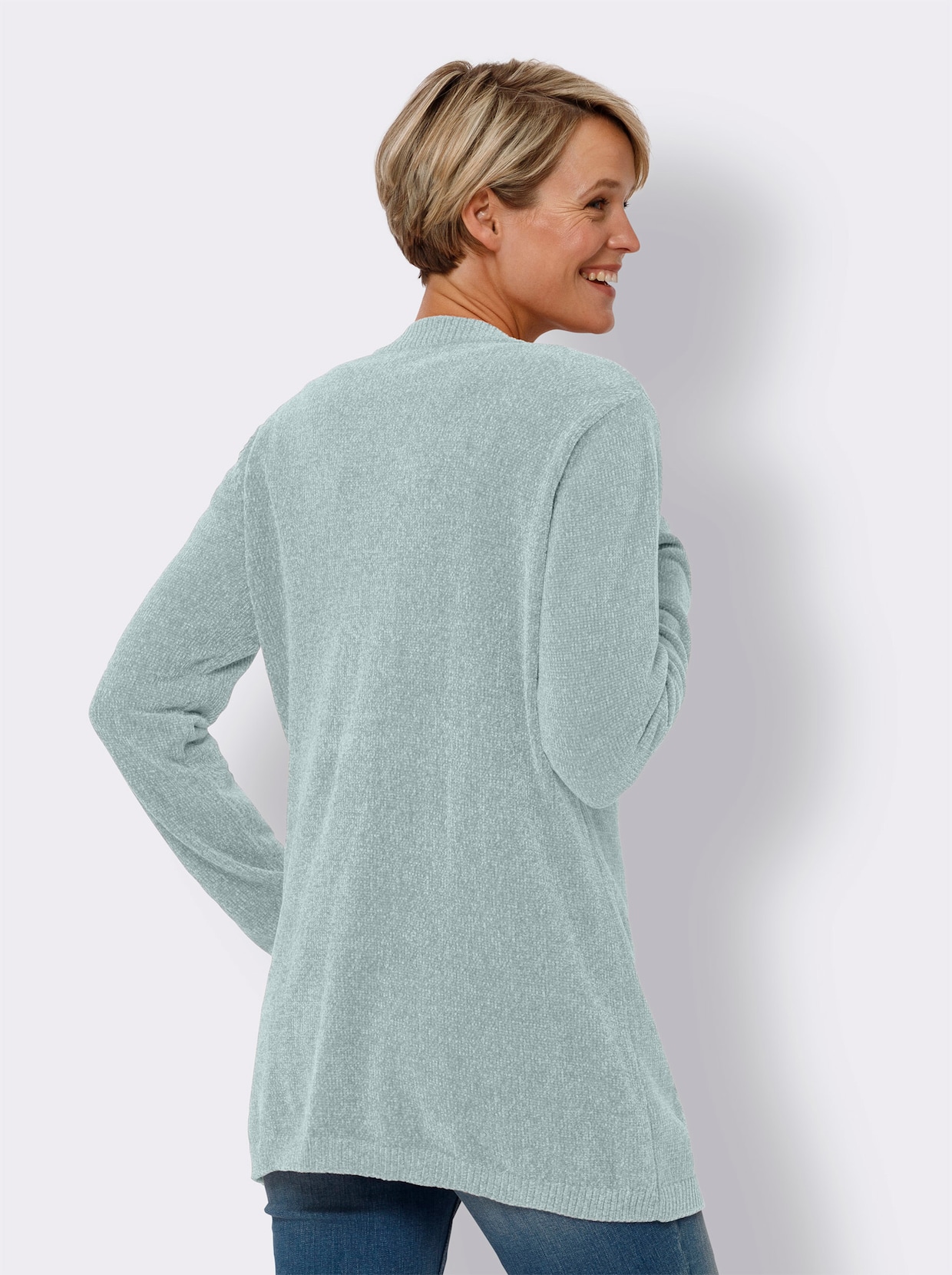 Strickjacke - kalkmint