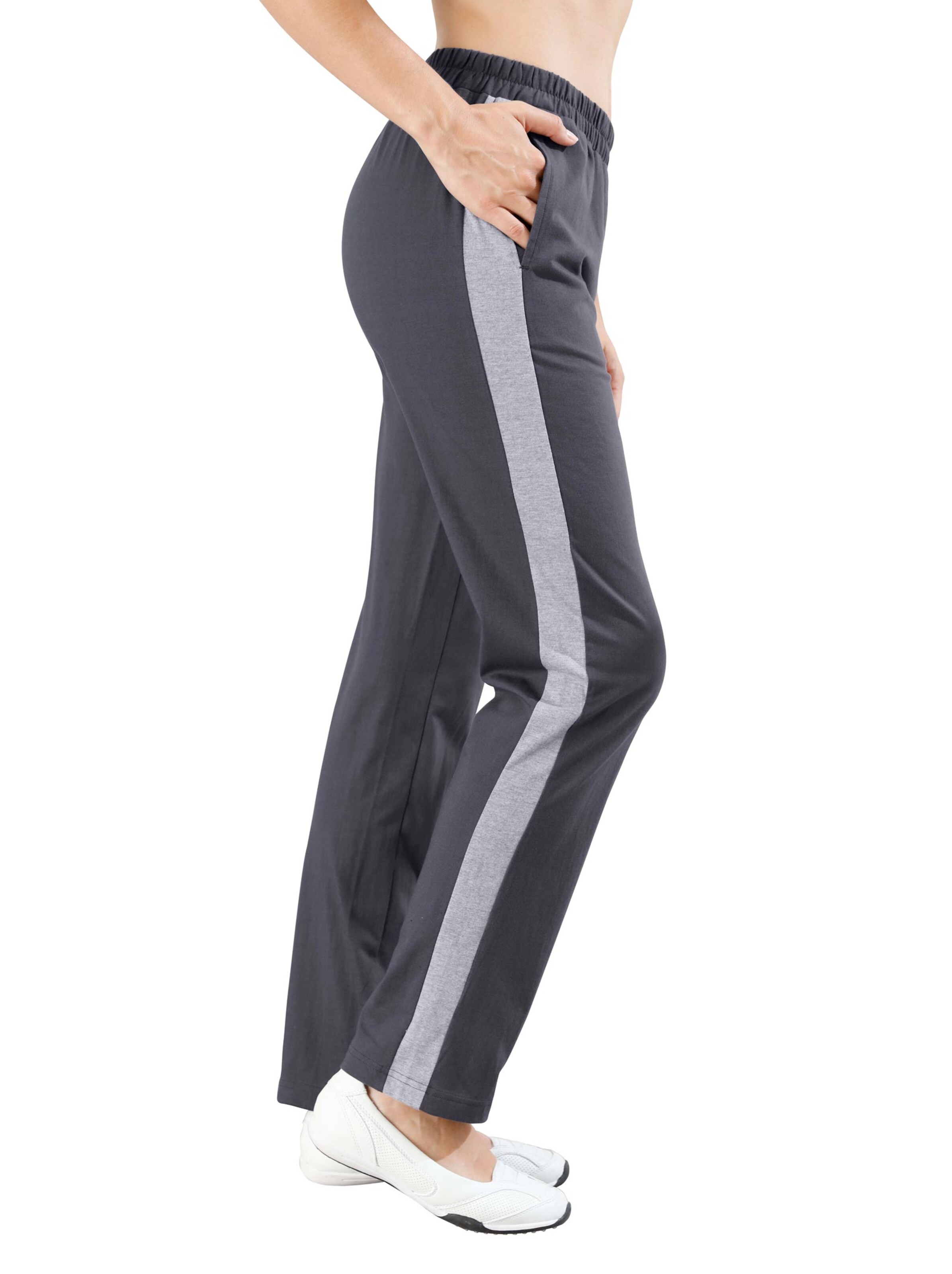 Freizeithose - anthrazit-grau