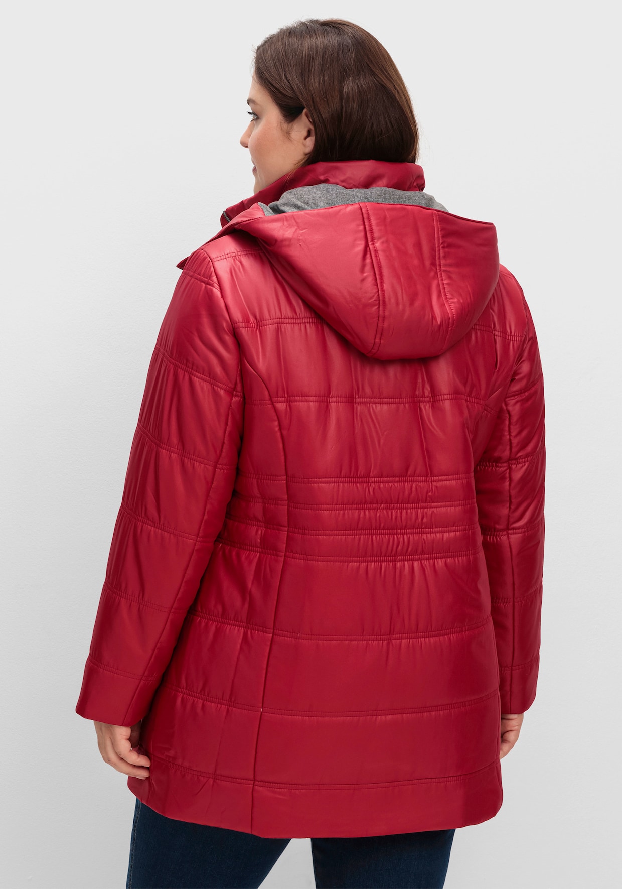 Longjacke - kirsche