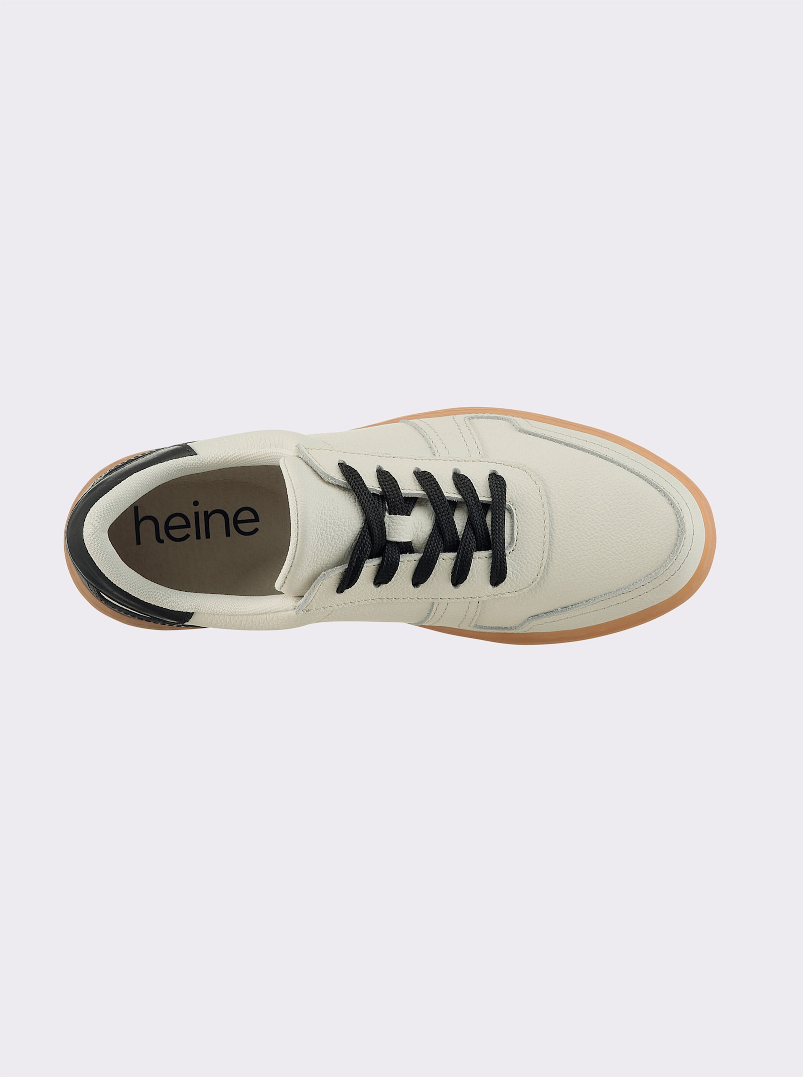 heine Sneaker - creme-schwarz