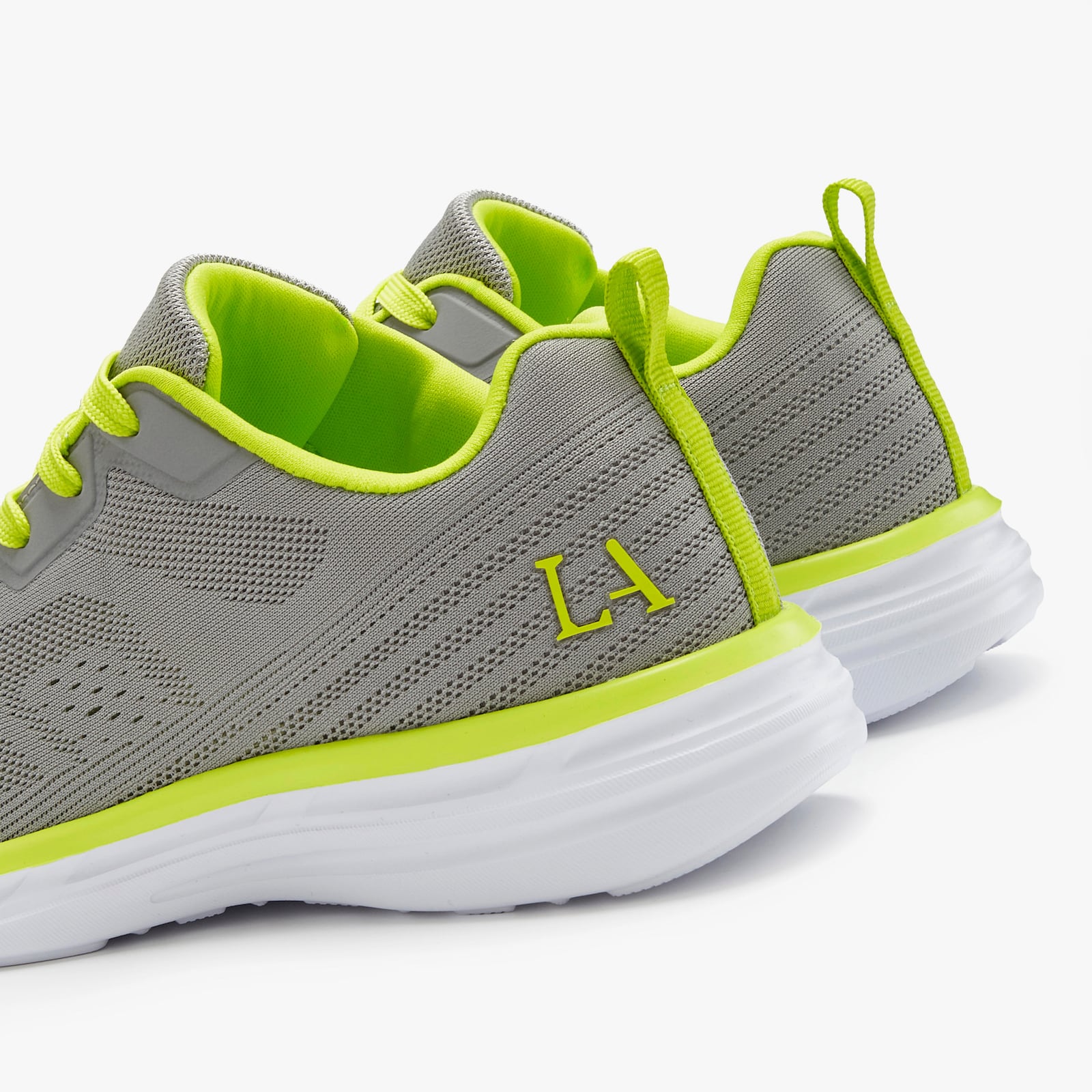 LASCANA Sneaker - grau/lime