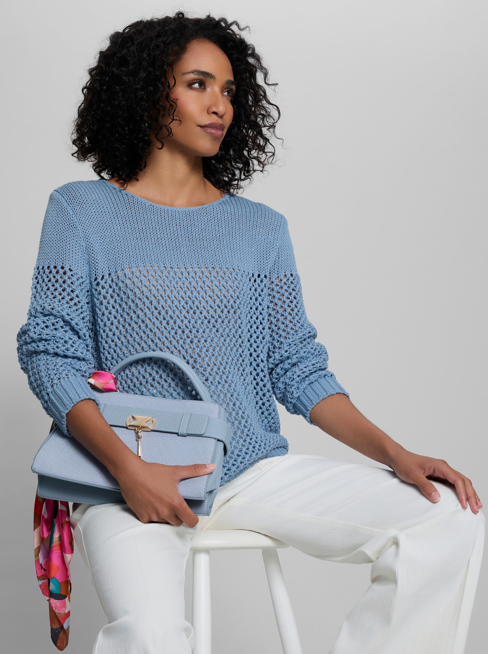 heine Pullover - eisblau