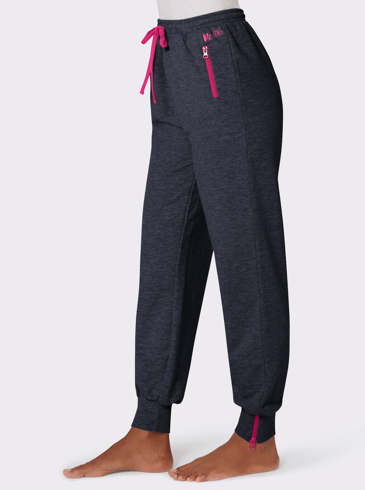 feel good Pantalon - marine-fuchsia