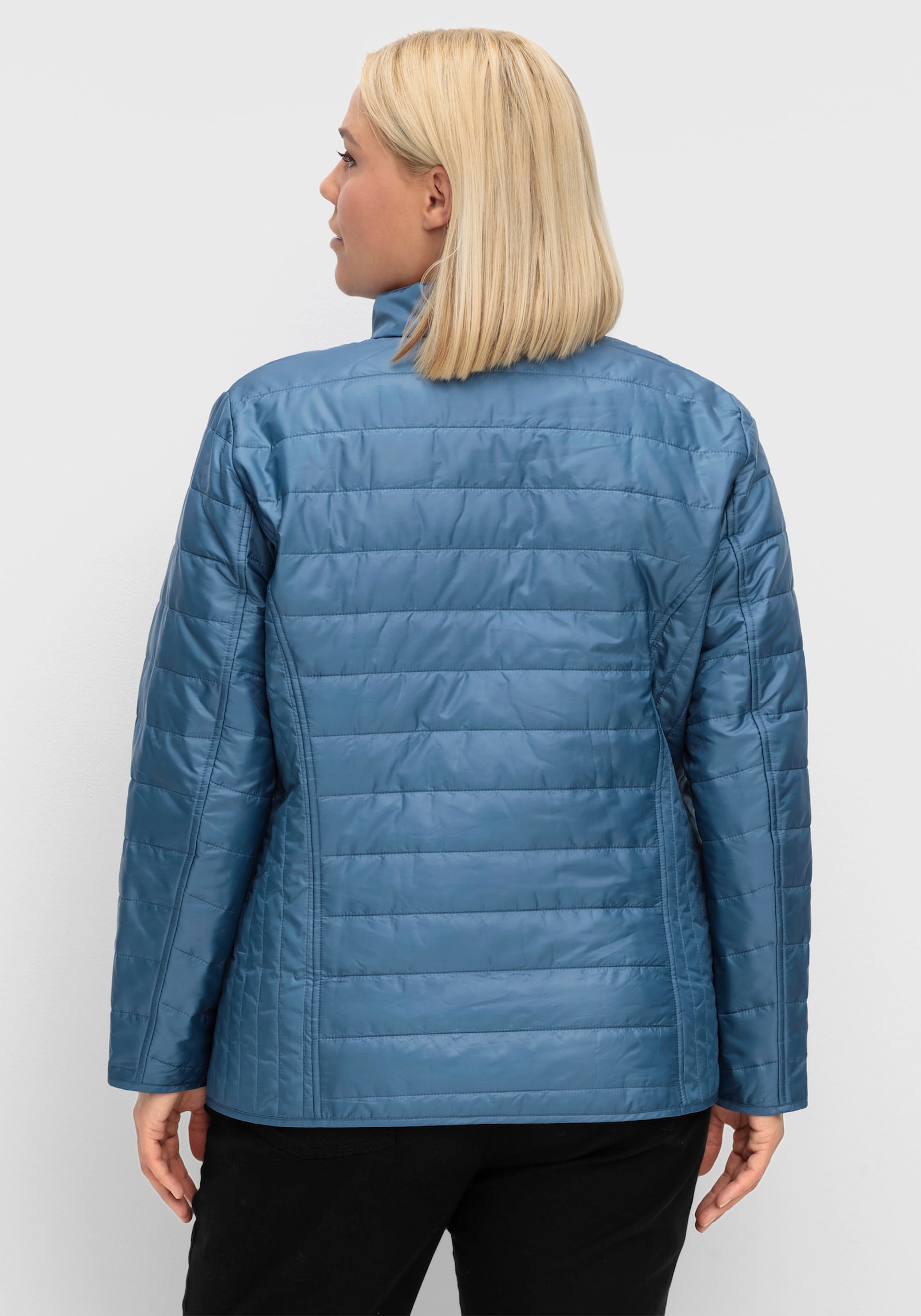 Steppjacke leicht wattiert - jeansblau