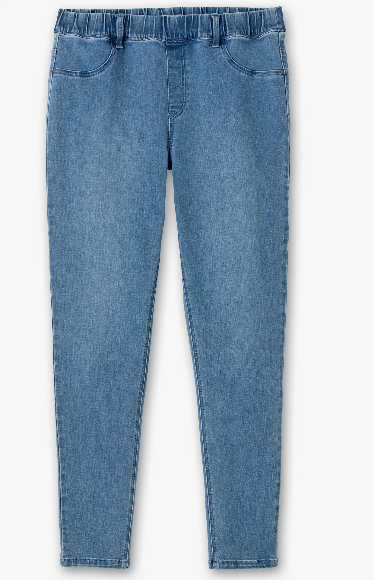 sheego Jeggings - blue denim