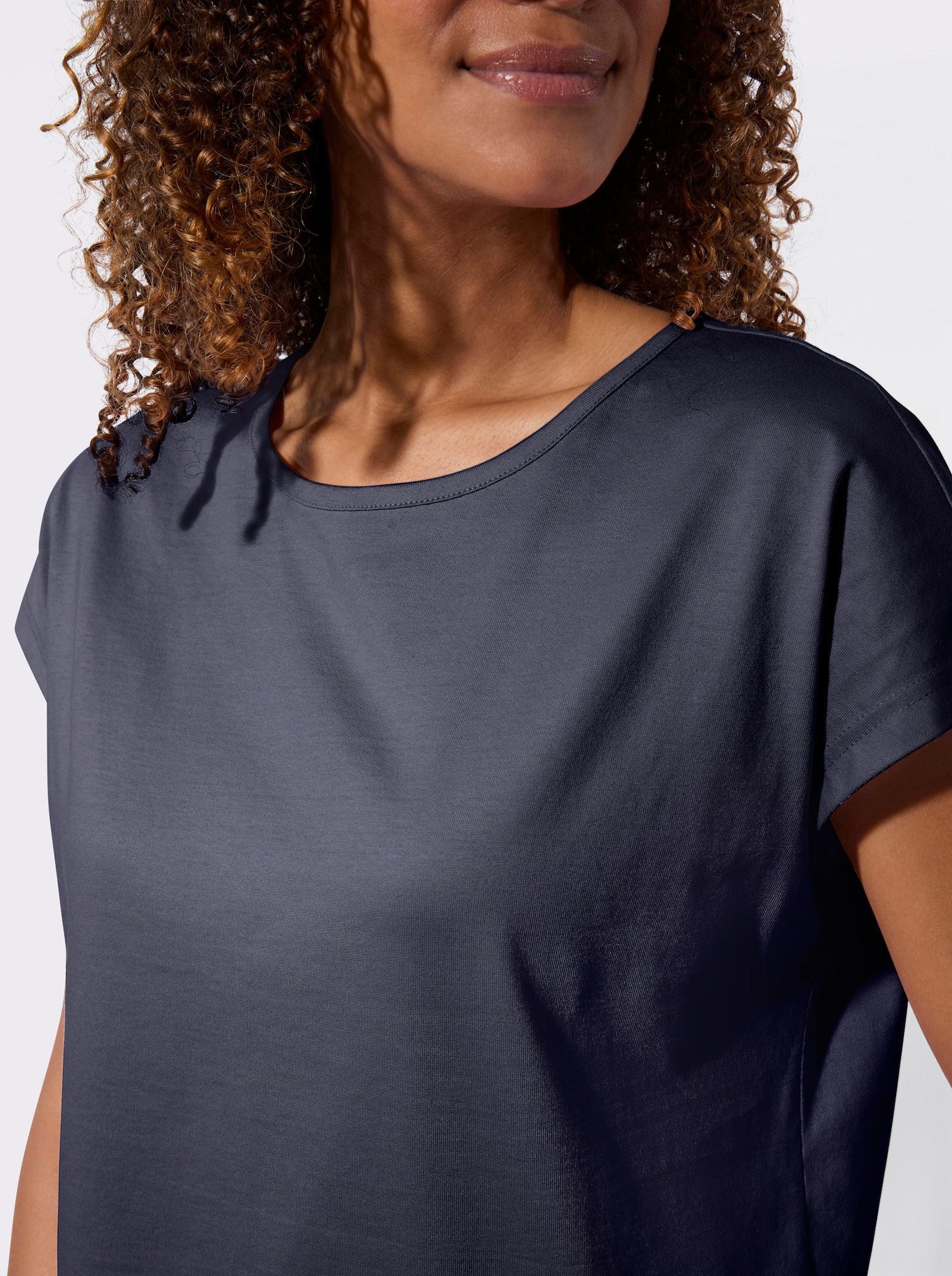 Tričko v balení po 2 ks - námořnická modrá + ecru