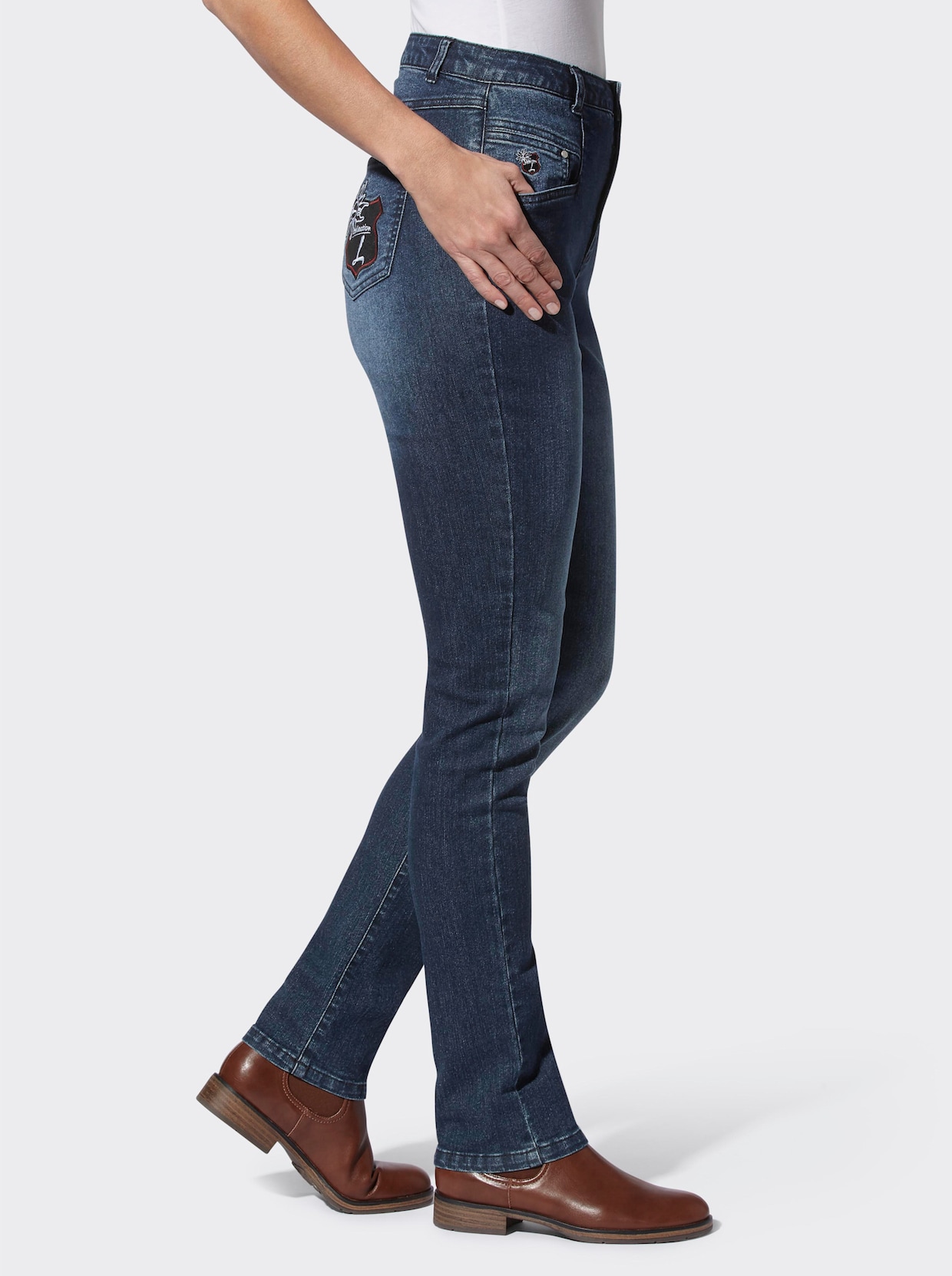 Jeans - dark-blue