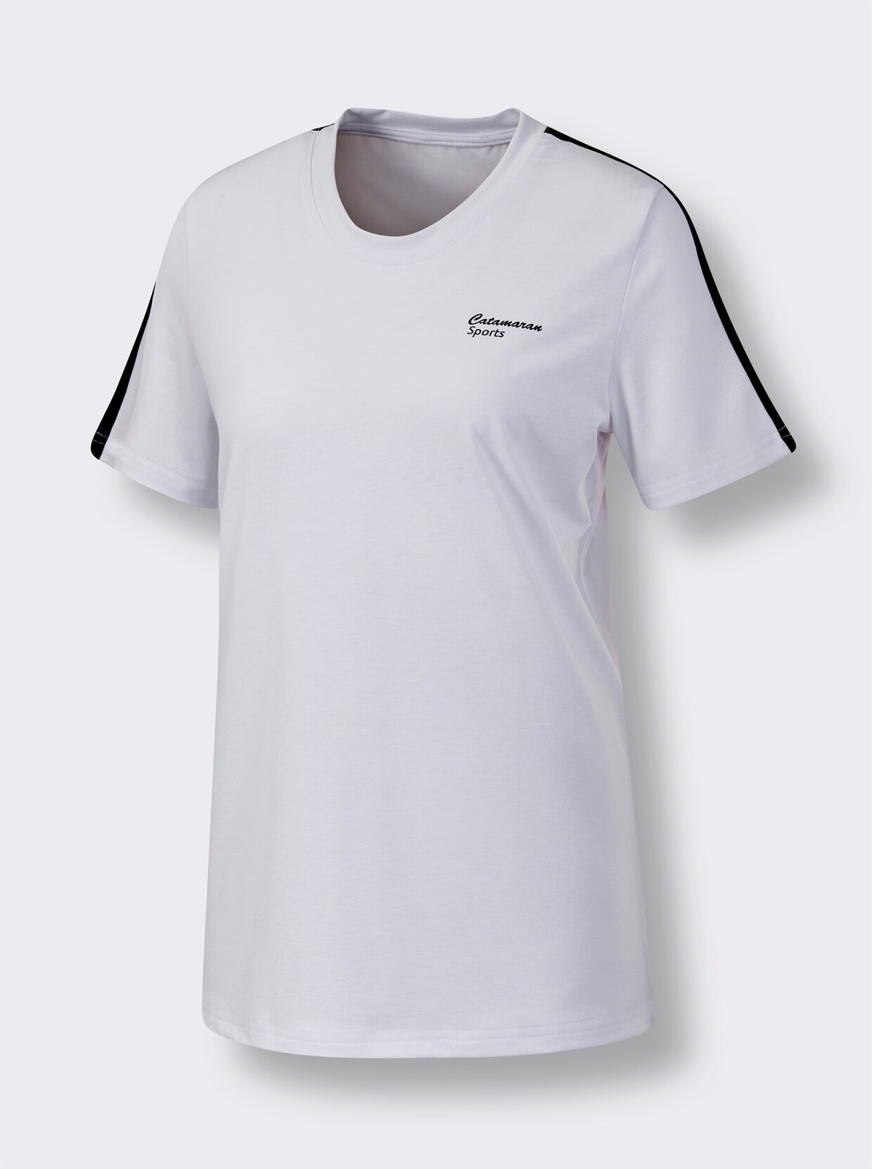 Catamaran Sports Funktions-Shirt - weiß-schwarz