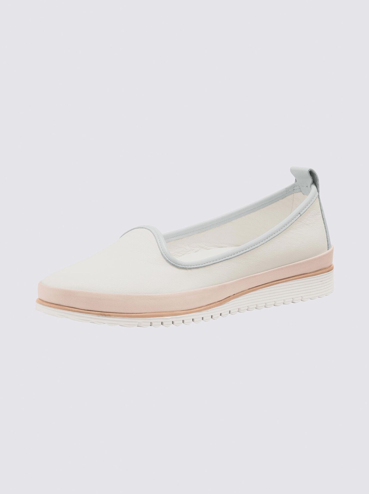 Andrea Conti Slipper - weiß-rosé-bleu
