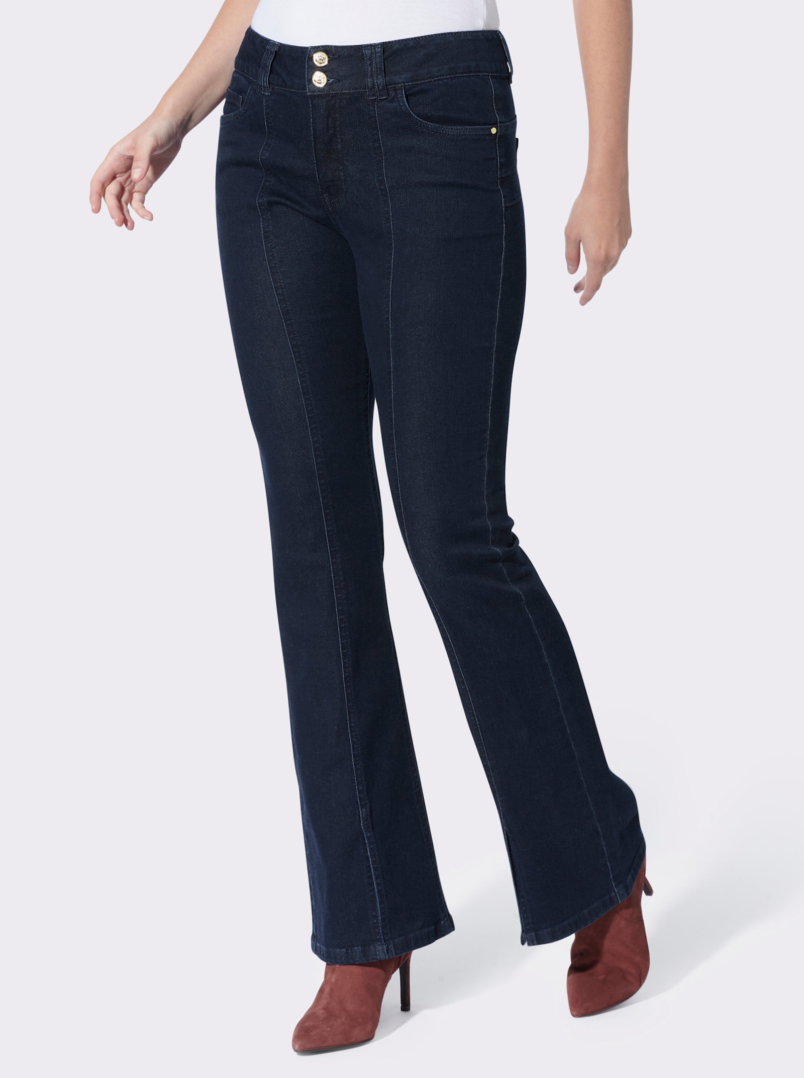 heine Push-up-Jeans im modischen Bootcut-Style - dark blue
