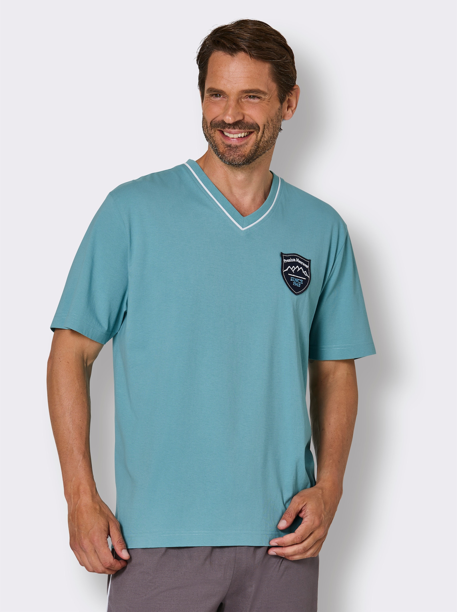 wäschepur men Schlafanzug-Shirt - ozean