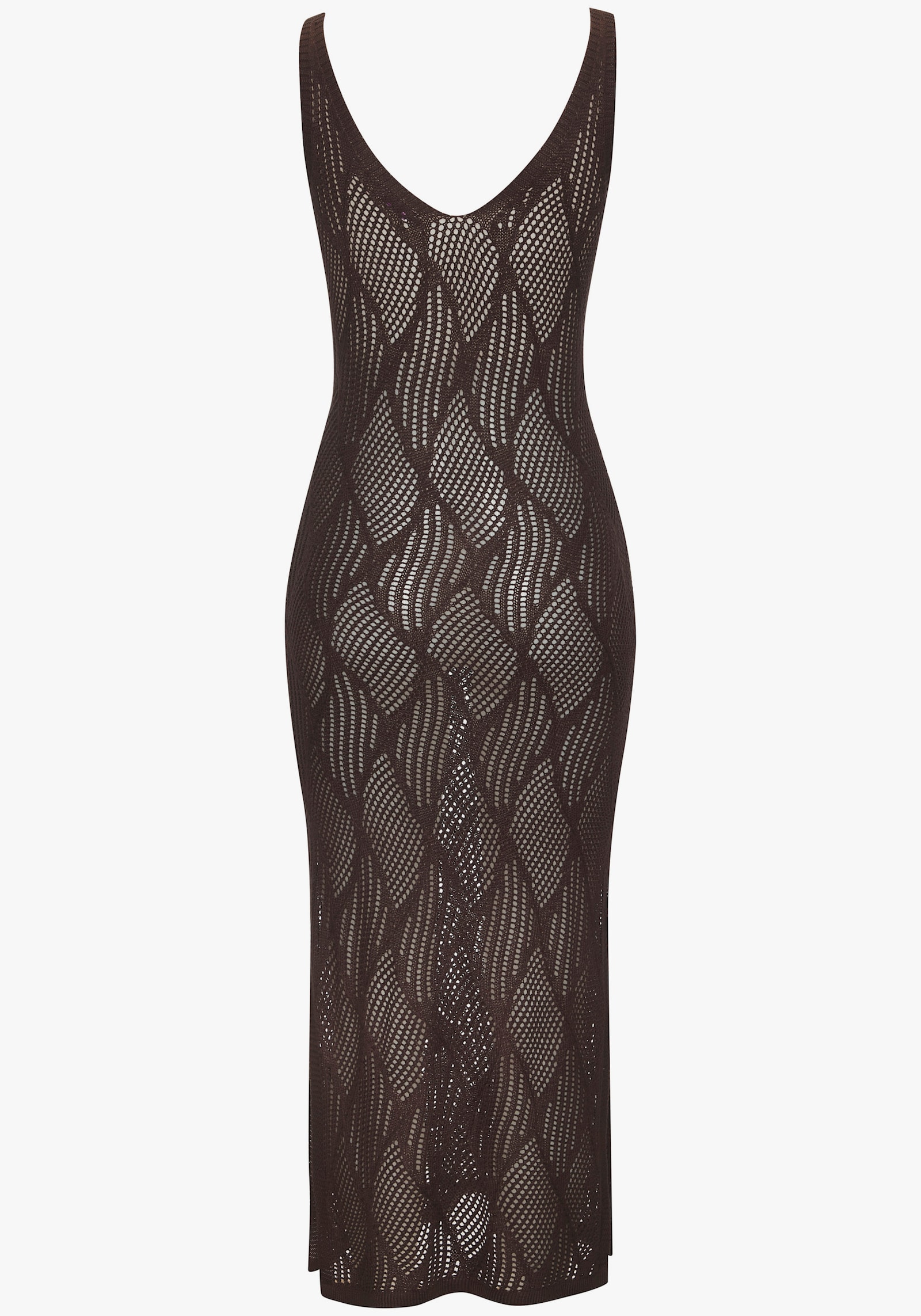 LASCANA Strickkleid - braun