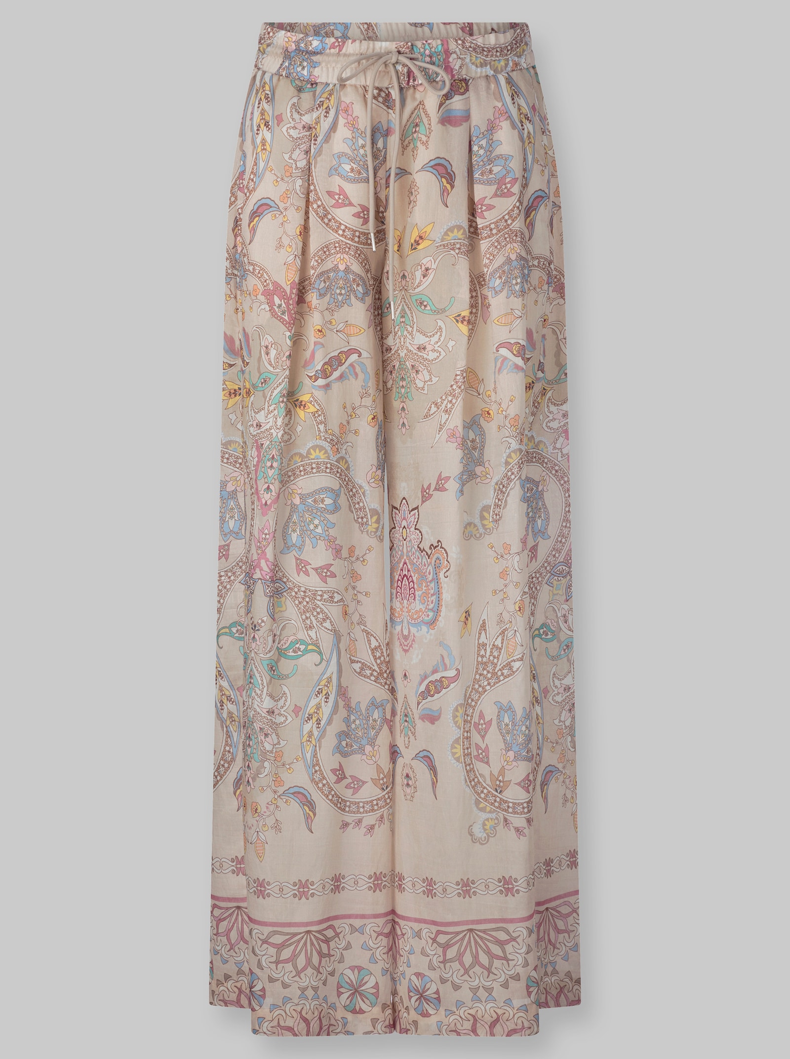 heine Druckhose mit weitem Bein - elfenbein-bedruckt