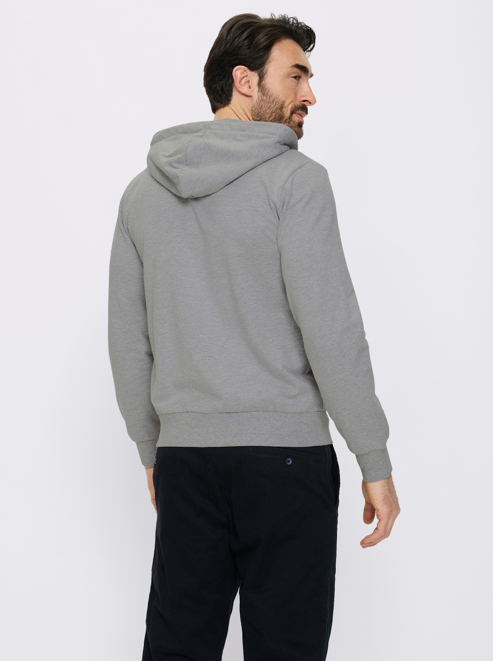 Catamaran Sweatjacke - grau-meliert