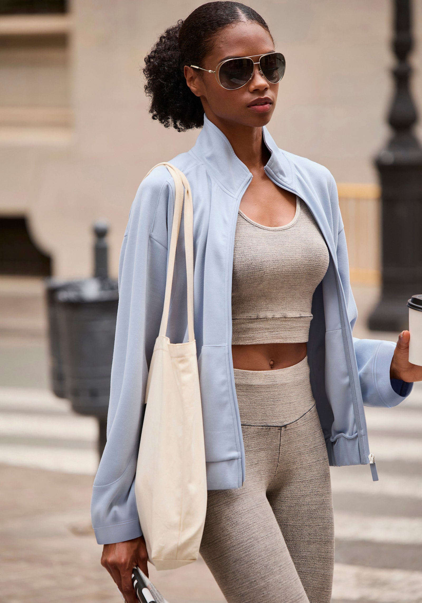 Copenhagen Studios Sweatjacke - hellblau