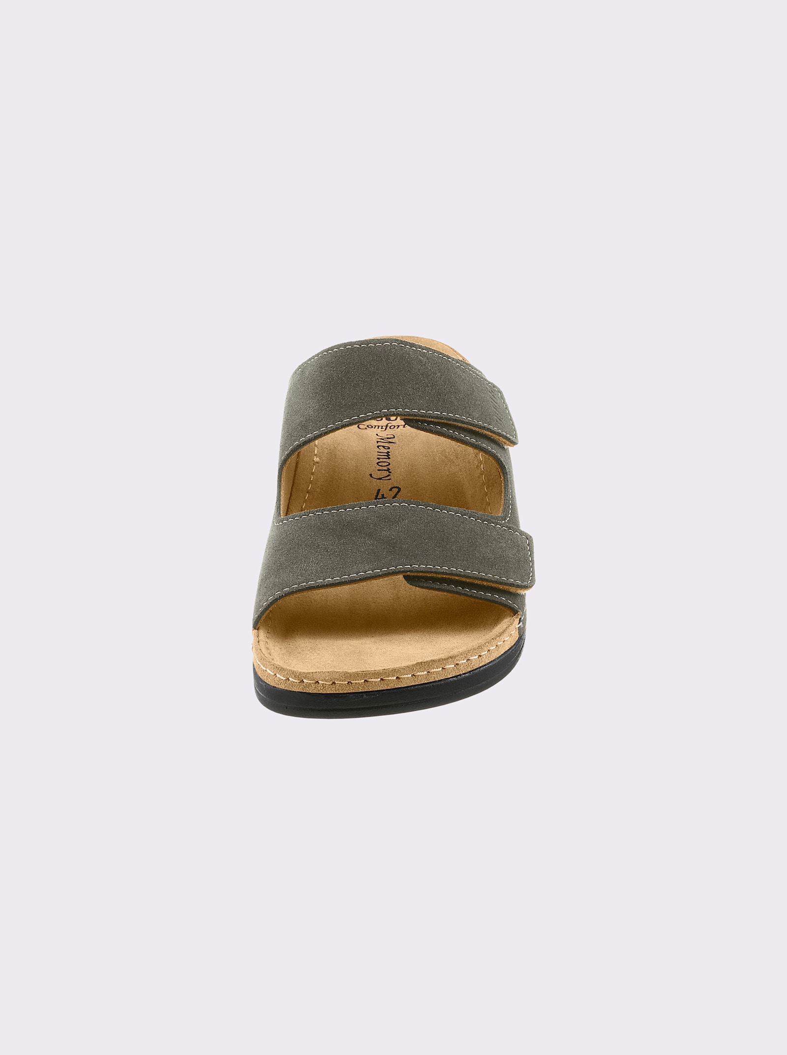 Mubb Pantolette mit rutschhemmender Laufsohle - khaki