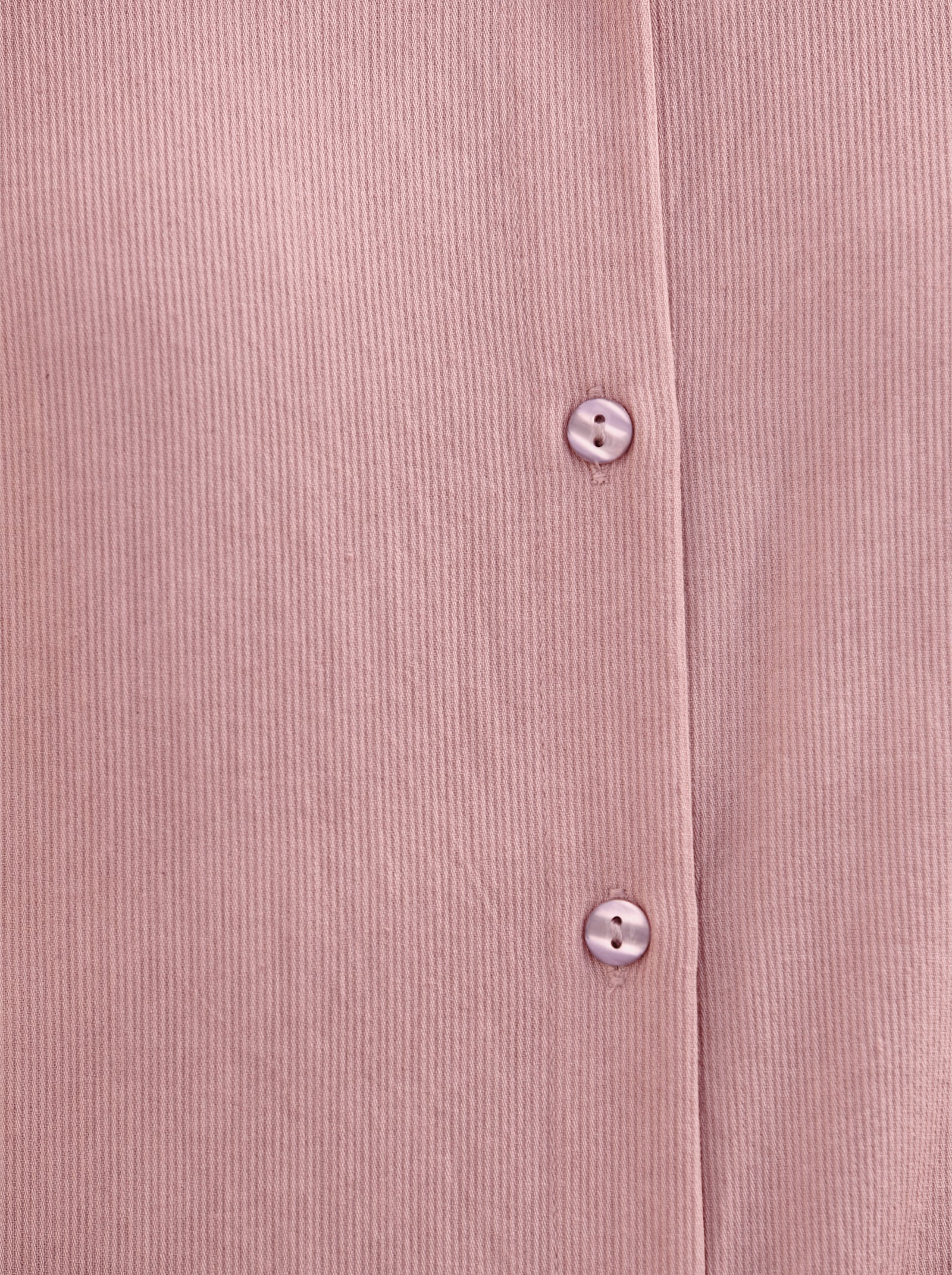 Langarm-Bluse in Feincord-Qualität - hortensie