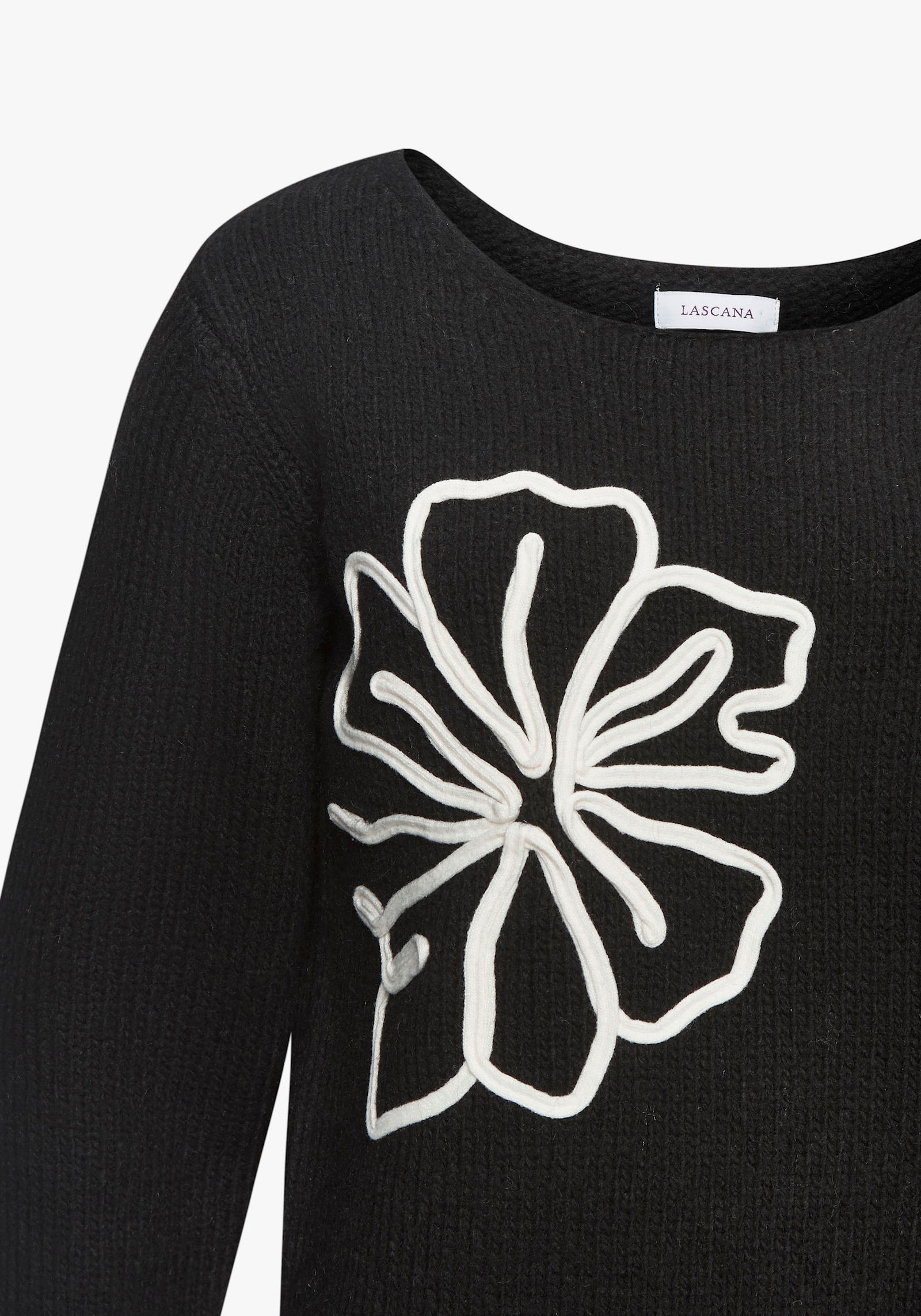 LASCANA Tricotvest - zwart