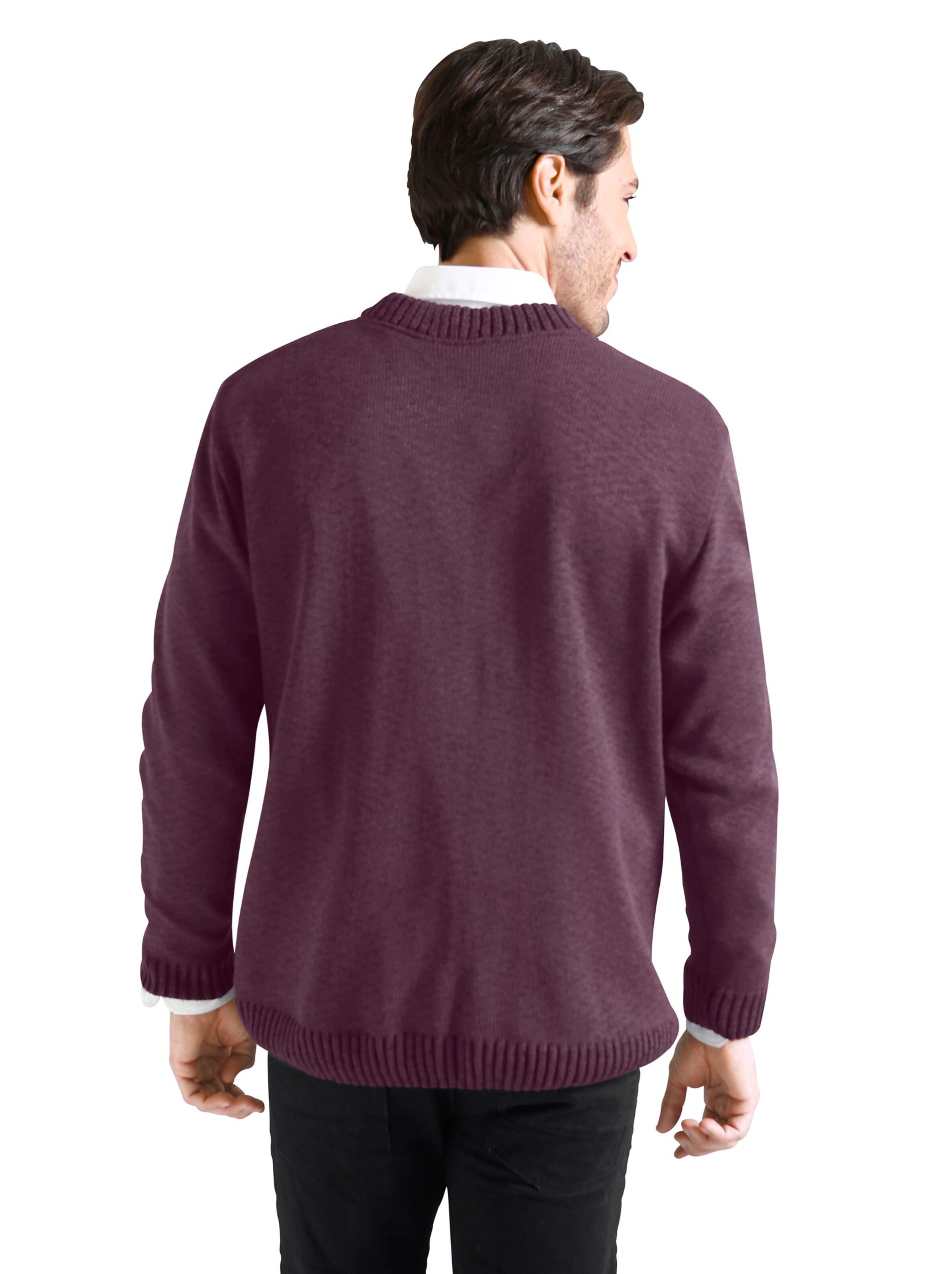 Strickjacke - bordeaux