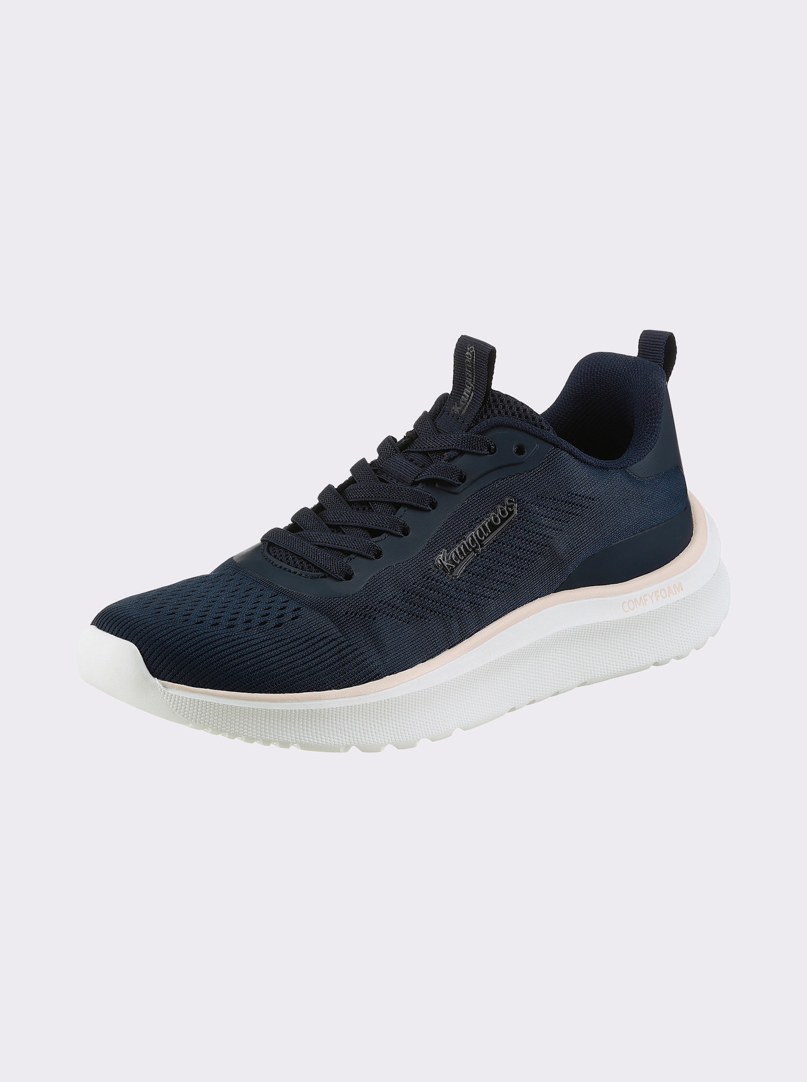 KangaROOS Sneaker mit Memory-Sohle - dunkelblau