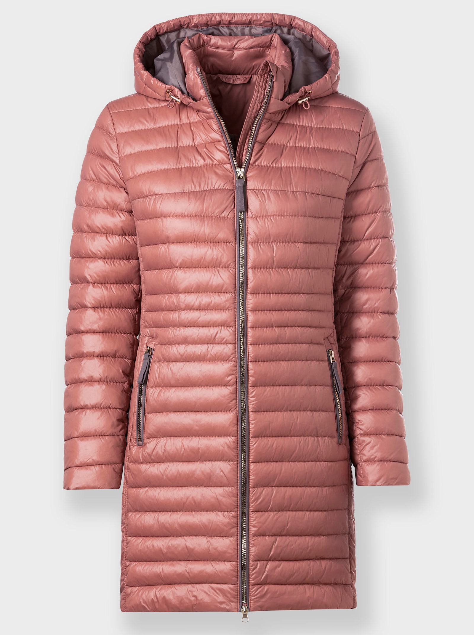 Steppjacke mit hoher Wärme-Isolierung - rosenholz