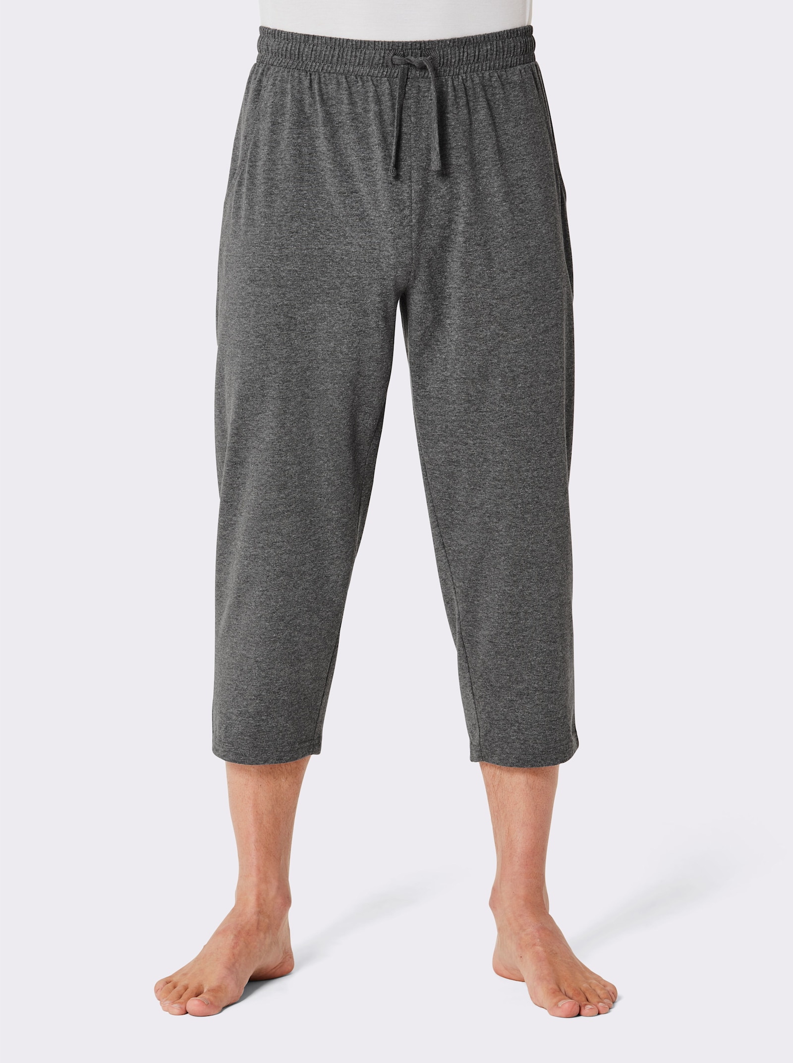 wäschepur men Nohavice s 3/4 dĺžkou - námornícka modrá + antracitový melír