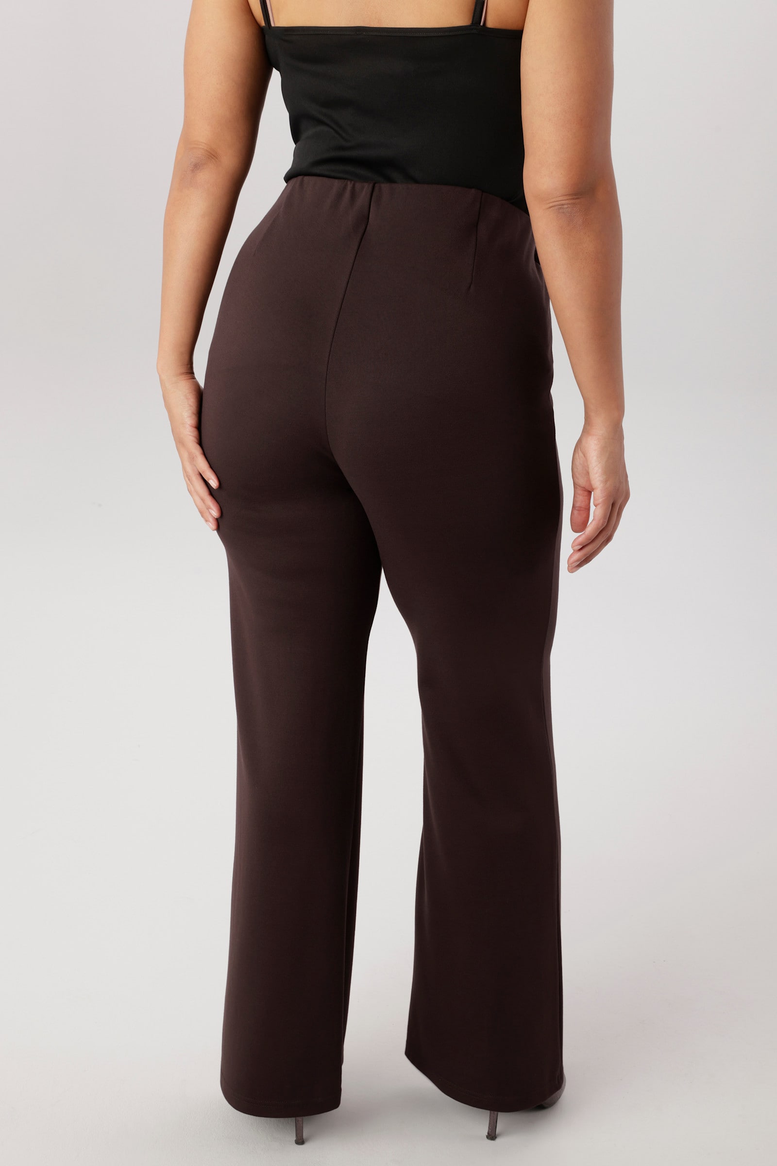 Aniston PLUS Schlupfhose - dunkelbraun