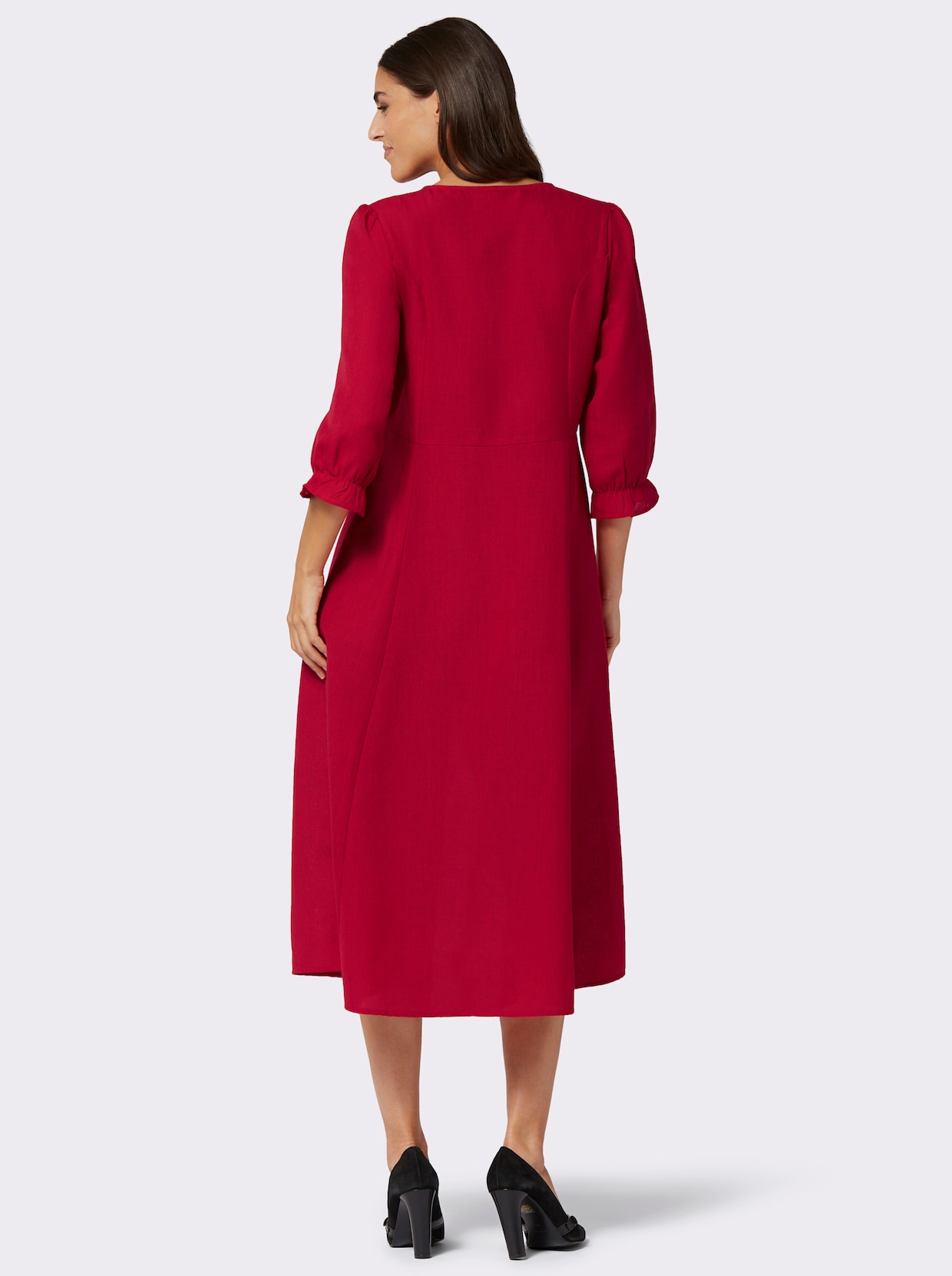 Krojové šaty - červená