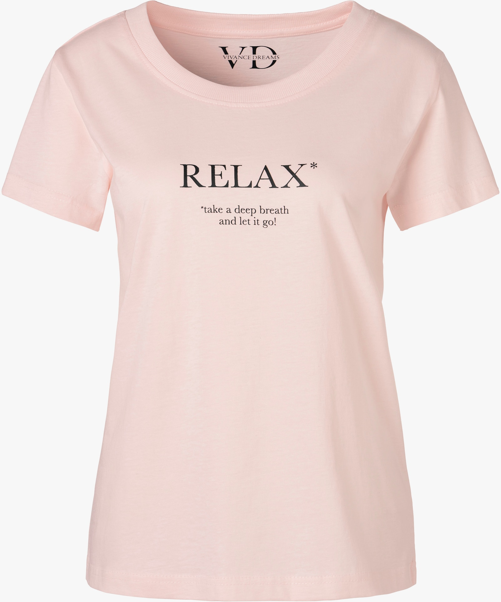 Vivance Dreams Pyjamaoberteil - hellrosa