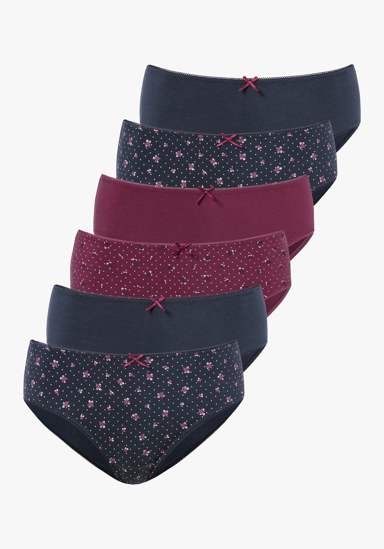 petite fleur Jazz-pants slips - navy, berry
