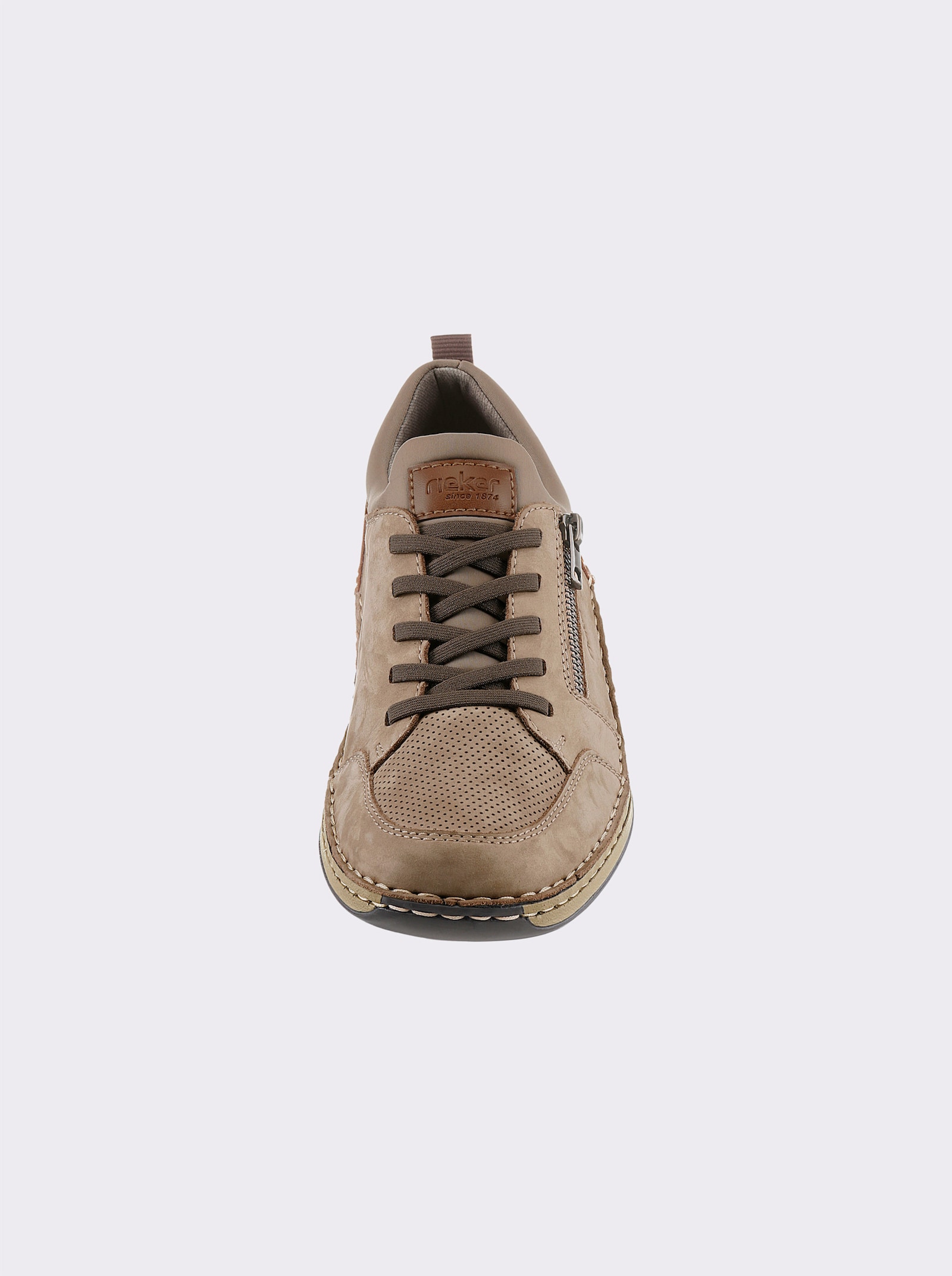 Rieker Slip-On Sneaker zum einfachen Reinschlüpfen - sand